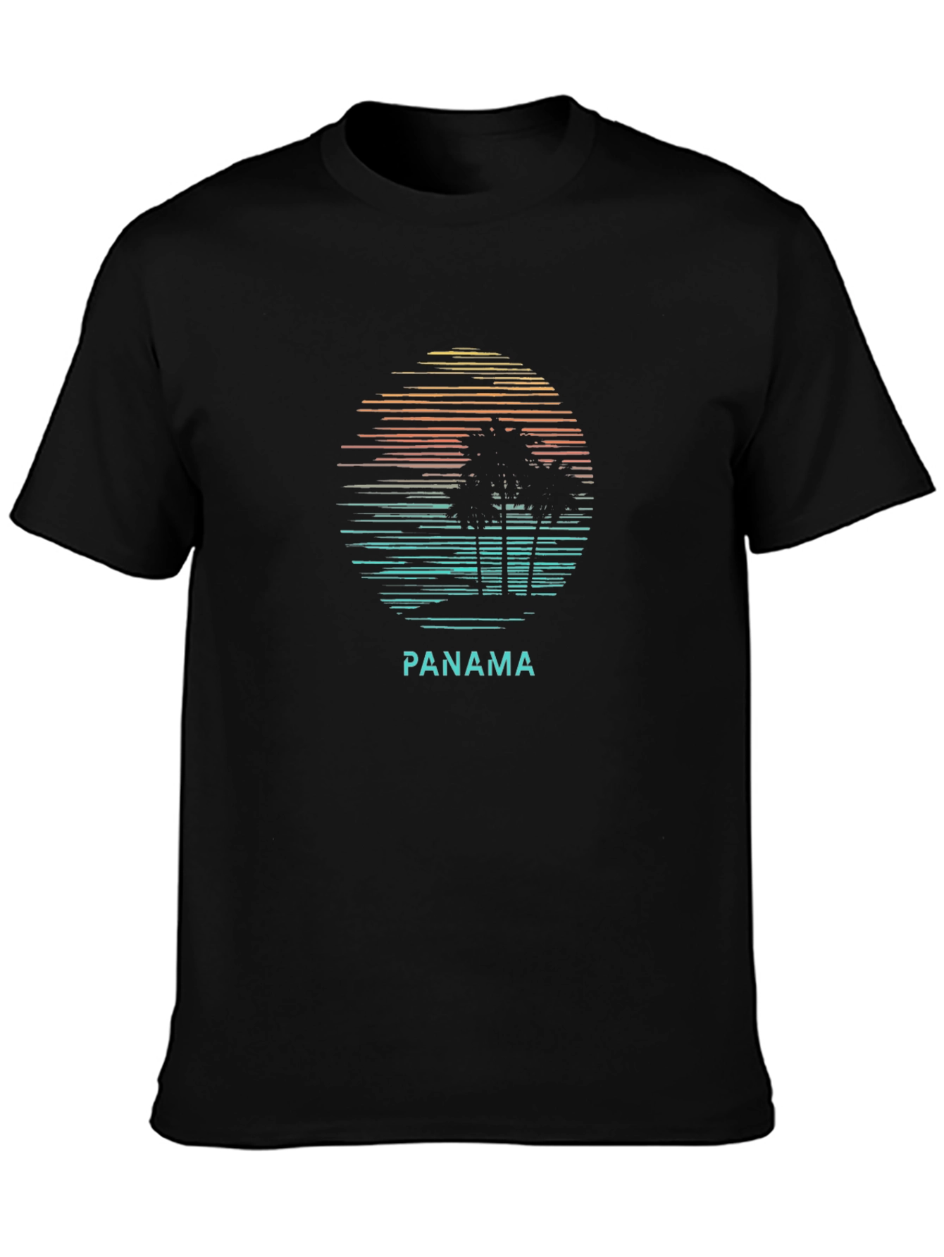 Retro Panama Palm Tree T-Shirt