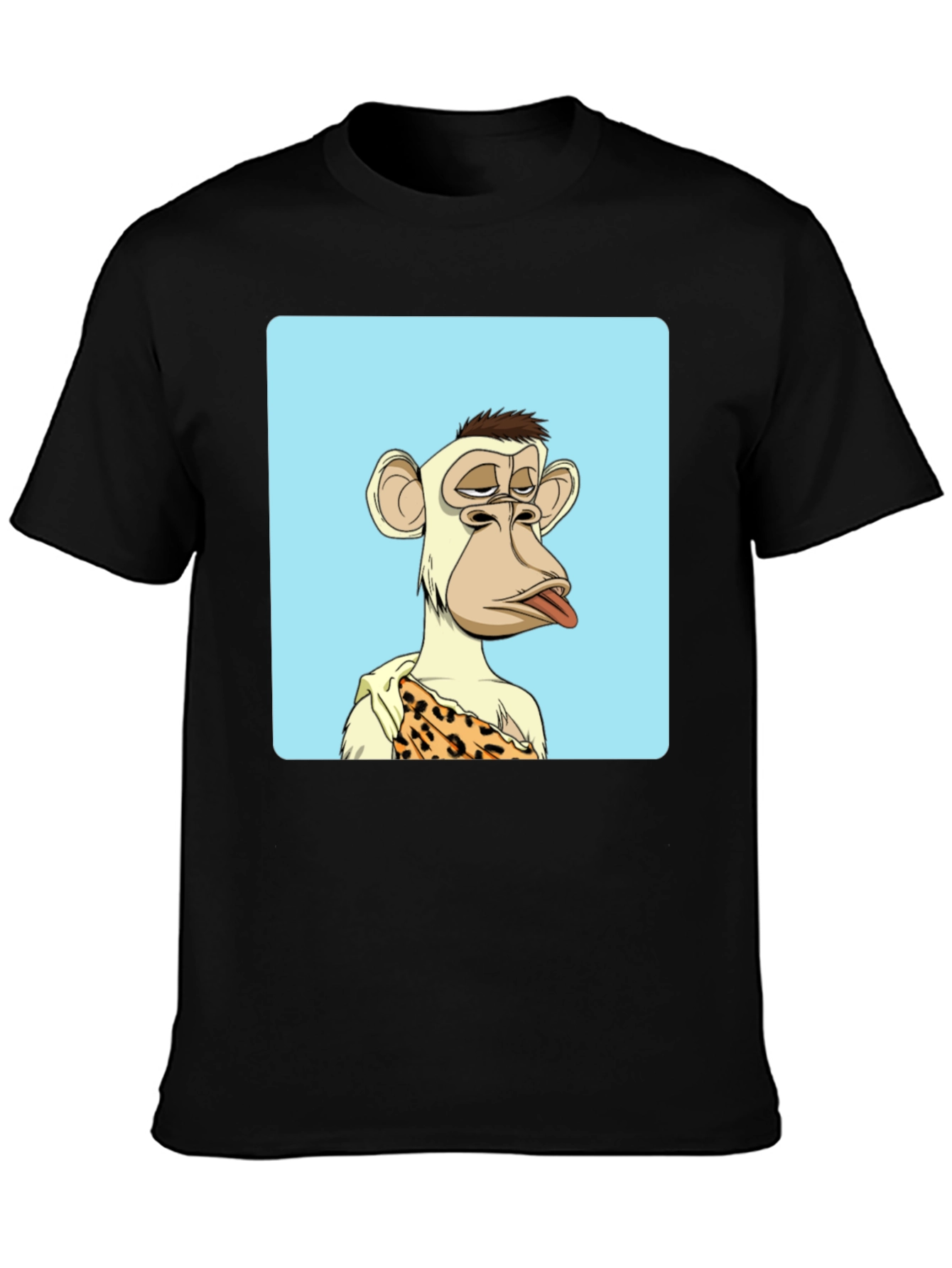 Bored Ape NFT T-Shirt - Trendy Black Tee