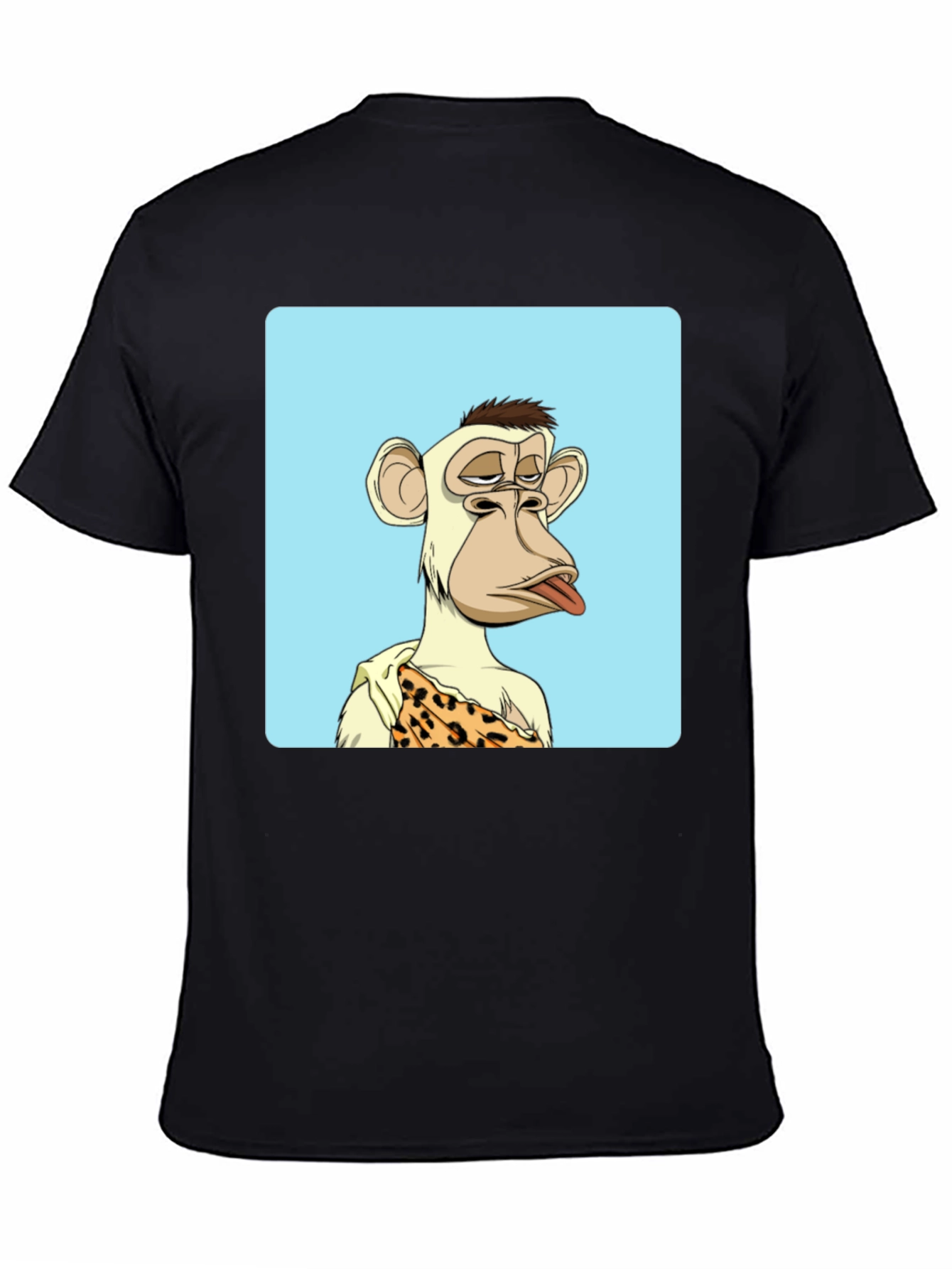 Bored Ape NFT T-Shirt - Trendy Black Tee