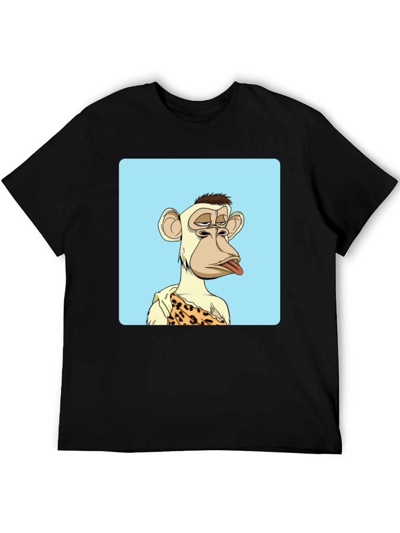 Bored Ape NFT T-Shirt - Trendy Black Tee