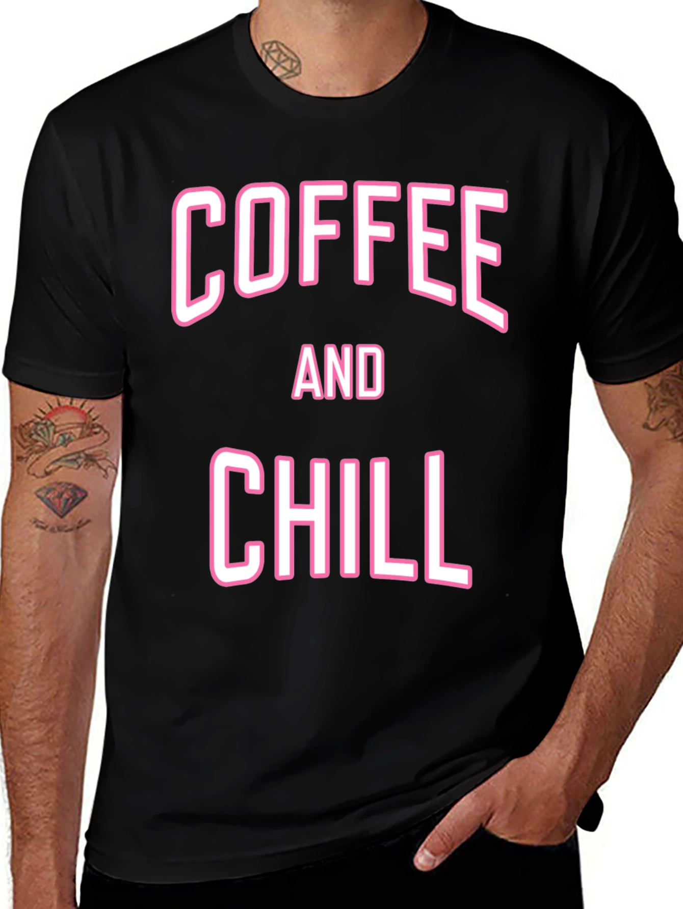 Coffee and Chill Graphic T-Shirt