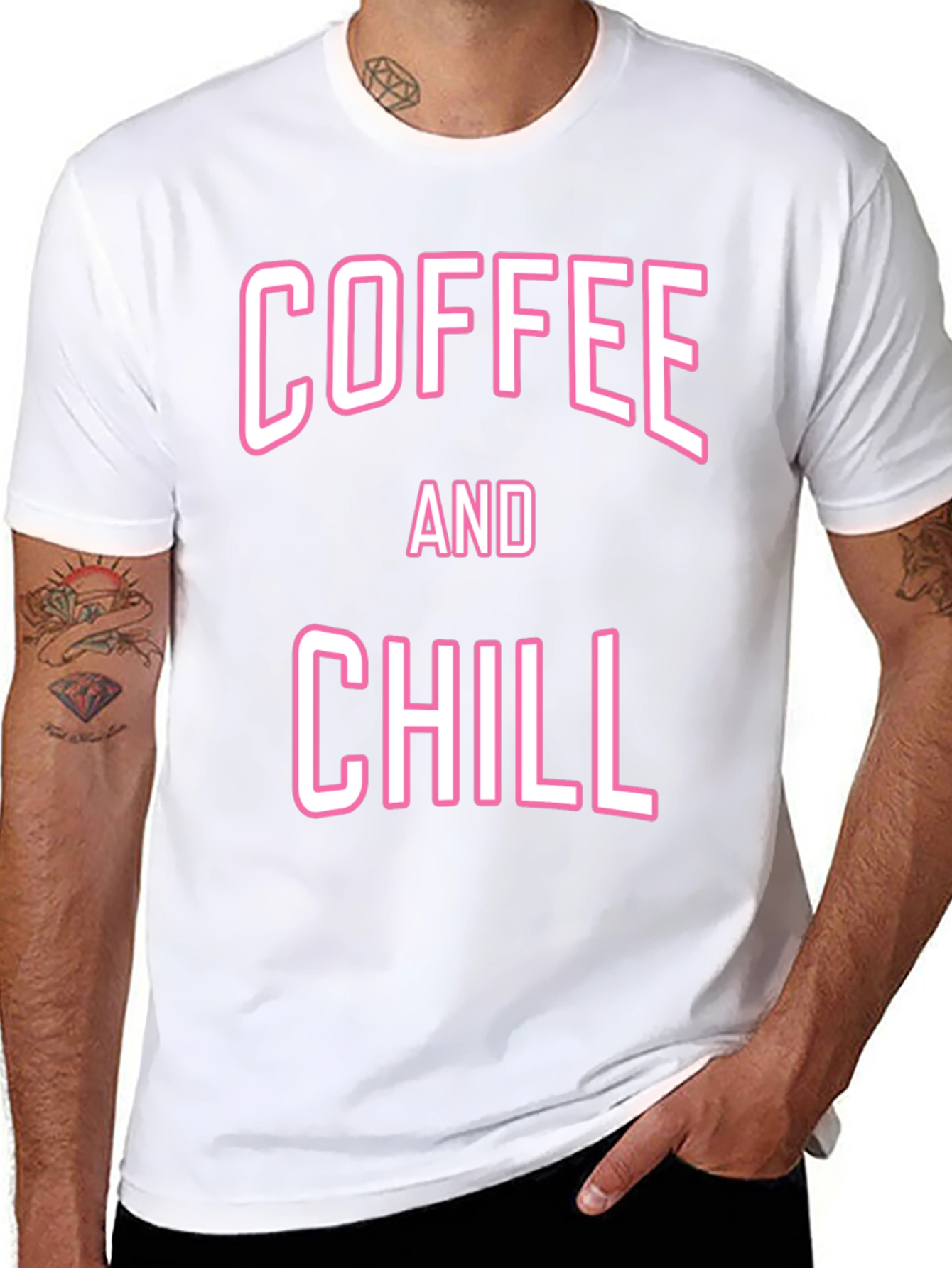 Coffee and Chill Graphic T-Shirt