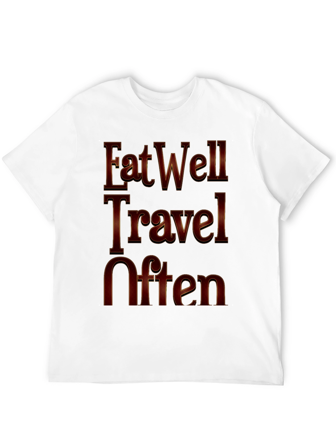 Eat Well Travel Often Graphic Tee