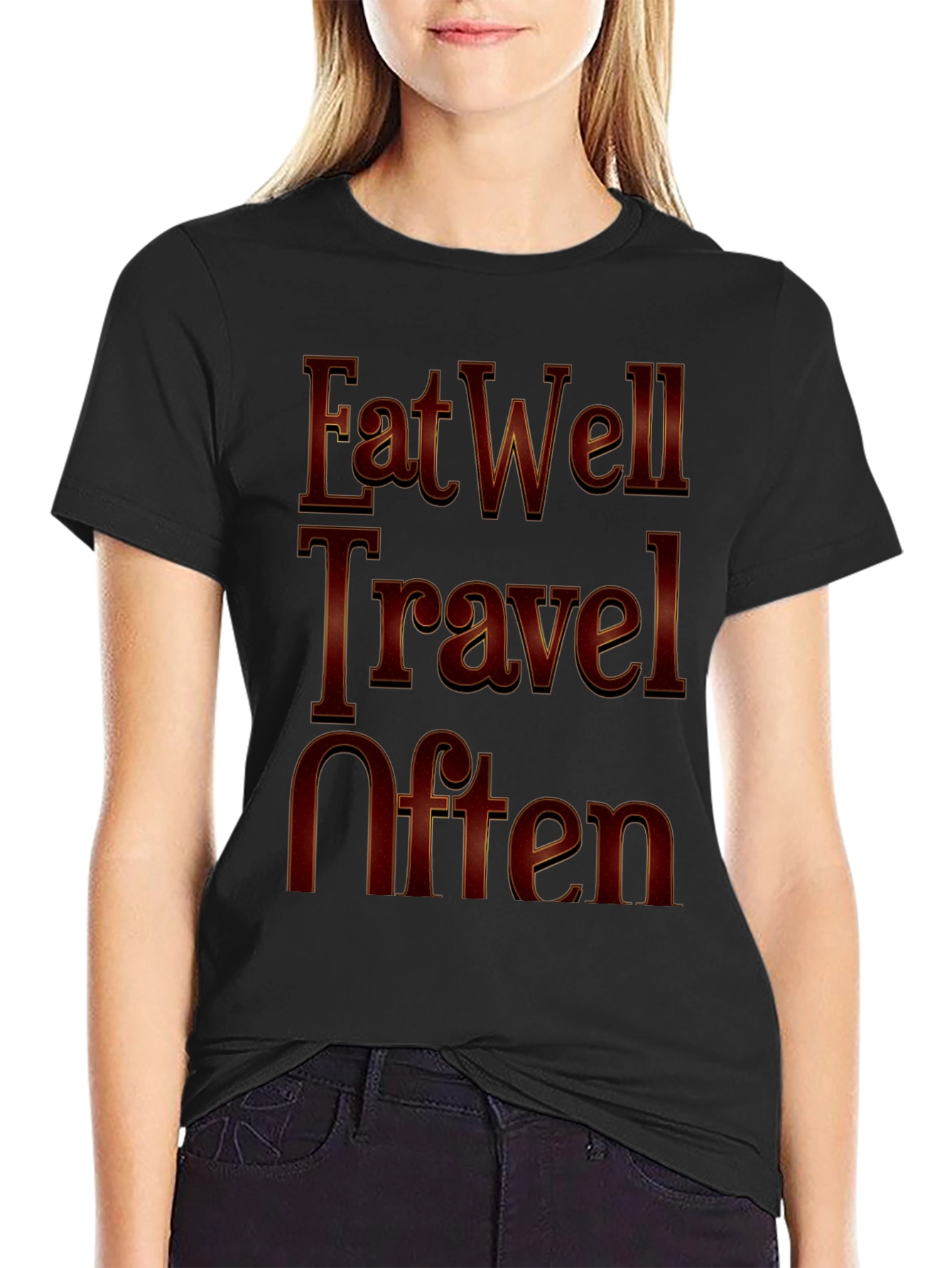 Eat Well Travel Often Graphic Tee