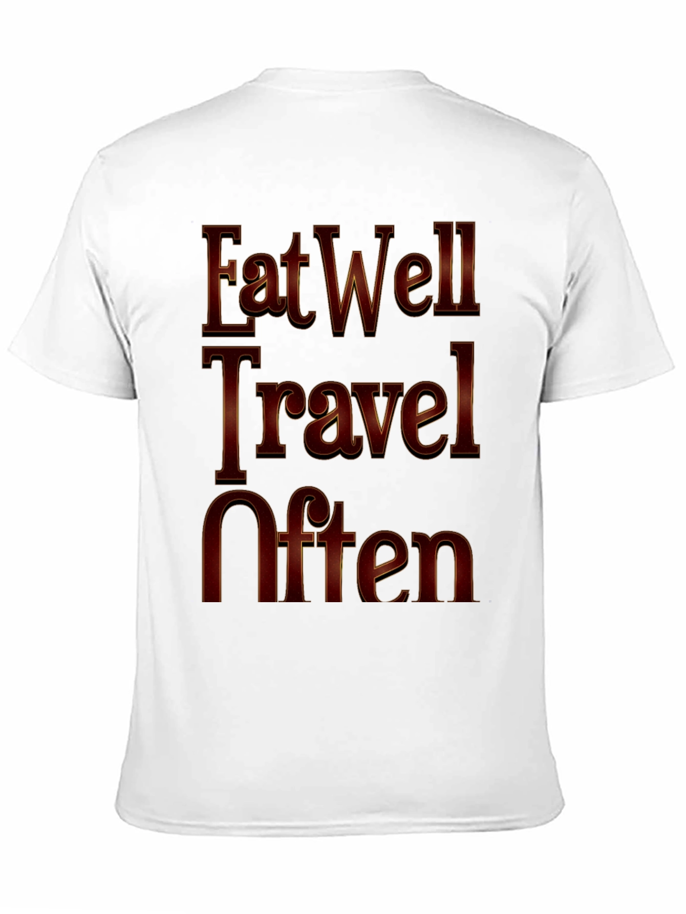 Eat Well Travel Often Graphic Tee