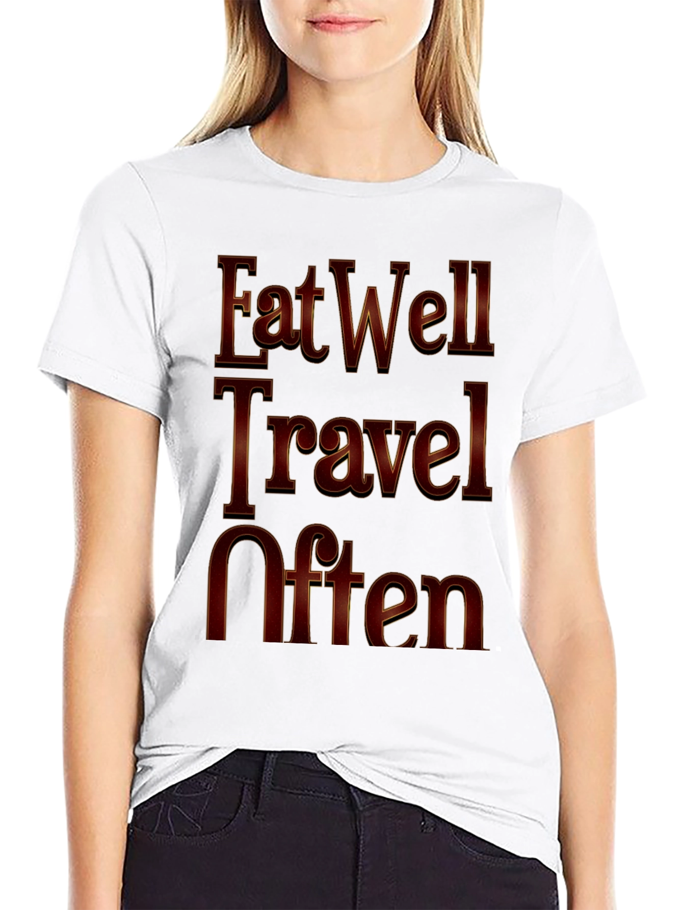 Eat Well Travel Often Graphic Tee