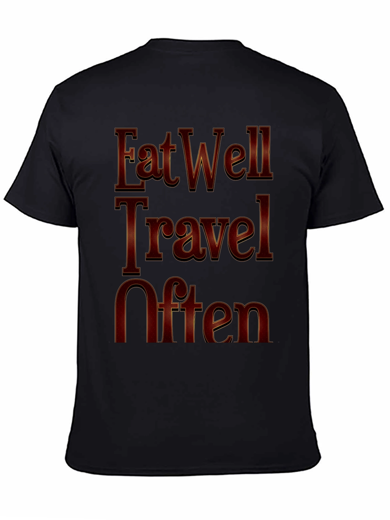 Eat Well Travel Often Graphic Tee