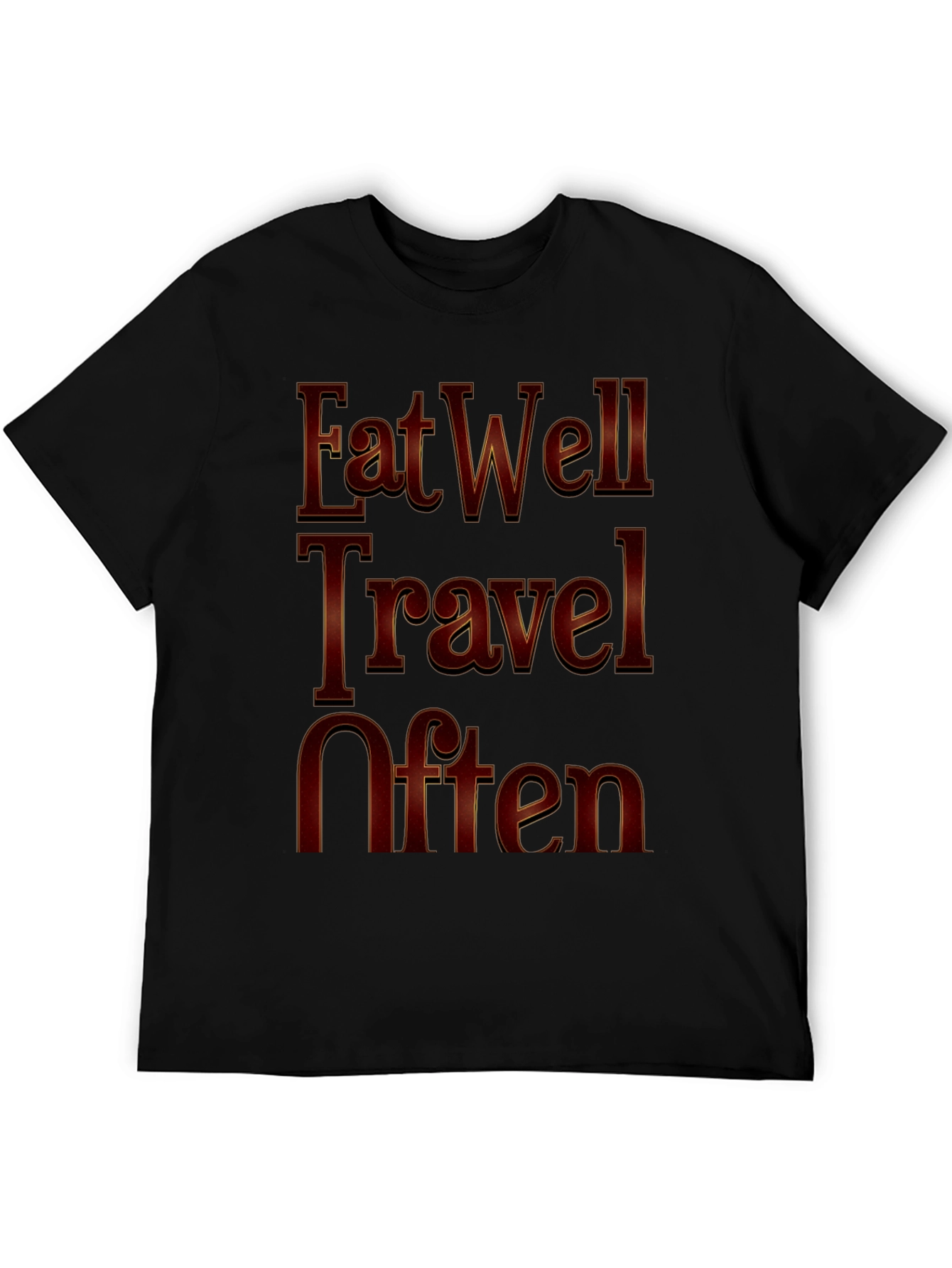 Eat Well Travel Often Graphic Tee