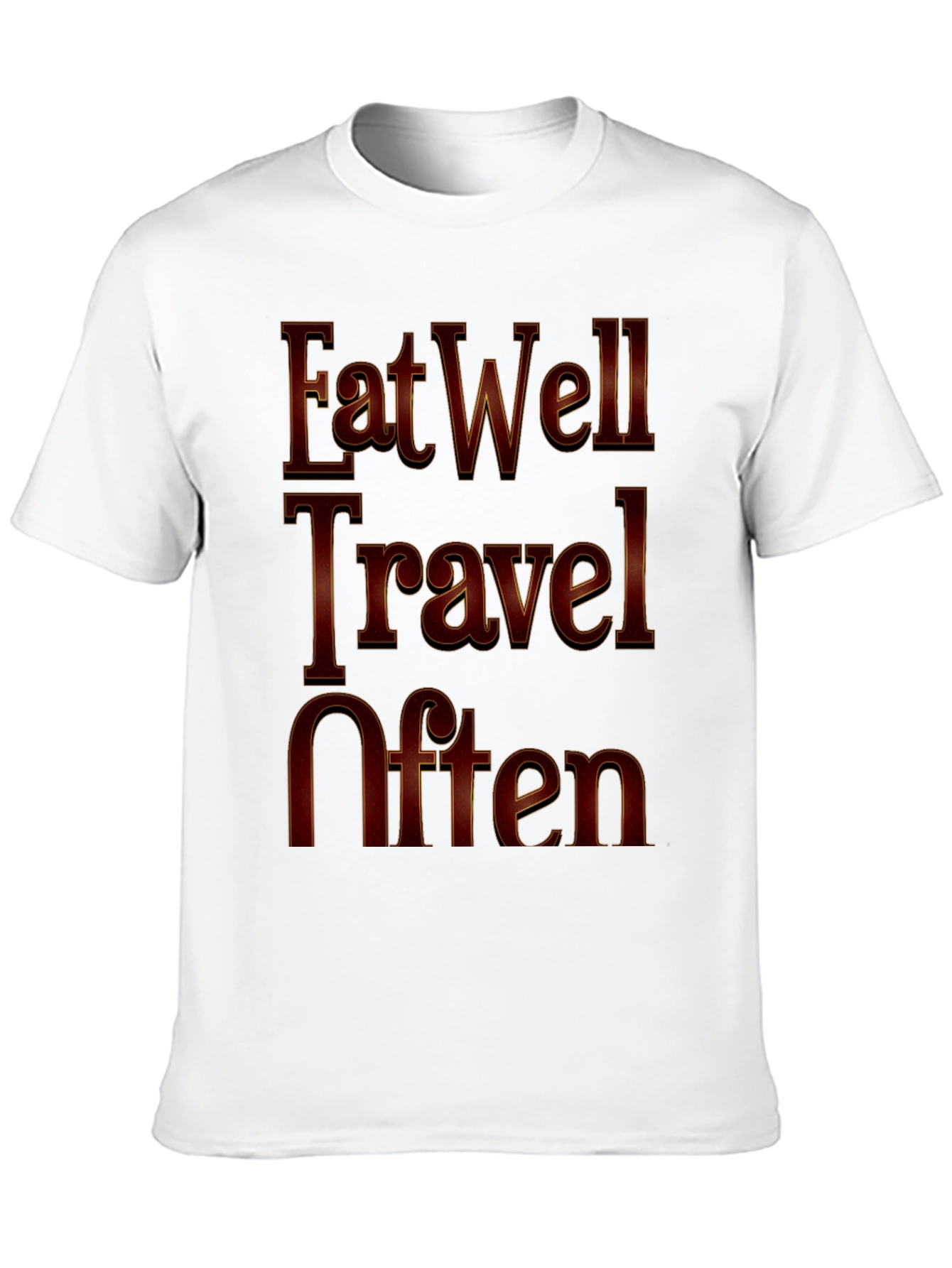 Eat Well Travel Often Graphic Tee