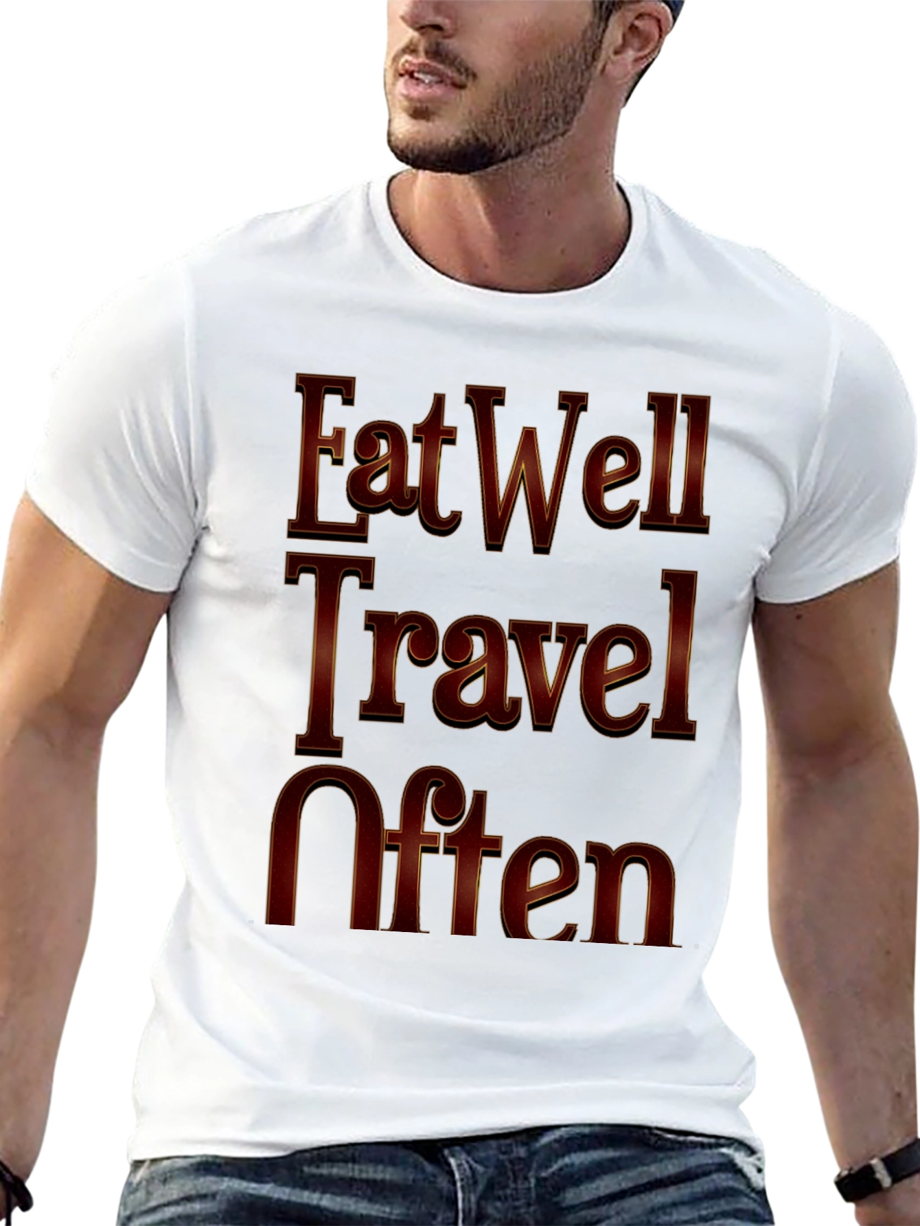 Eat Well Travel Often Graphic Tee