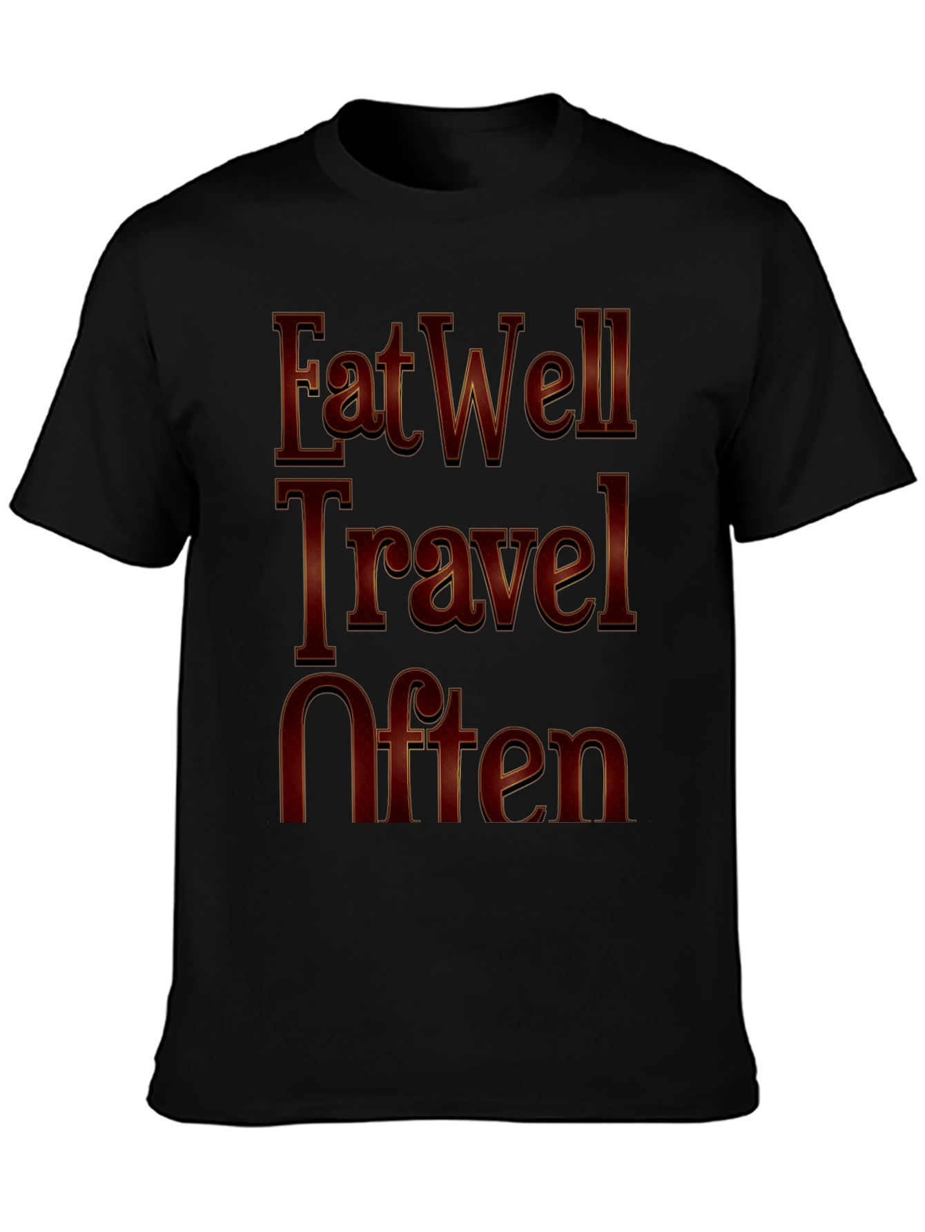 Eat Well Travel Often Graphic Tee