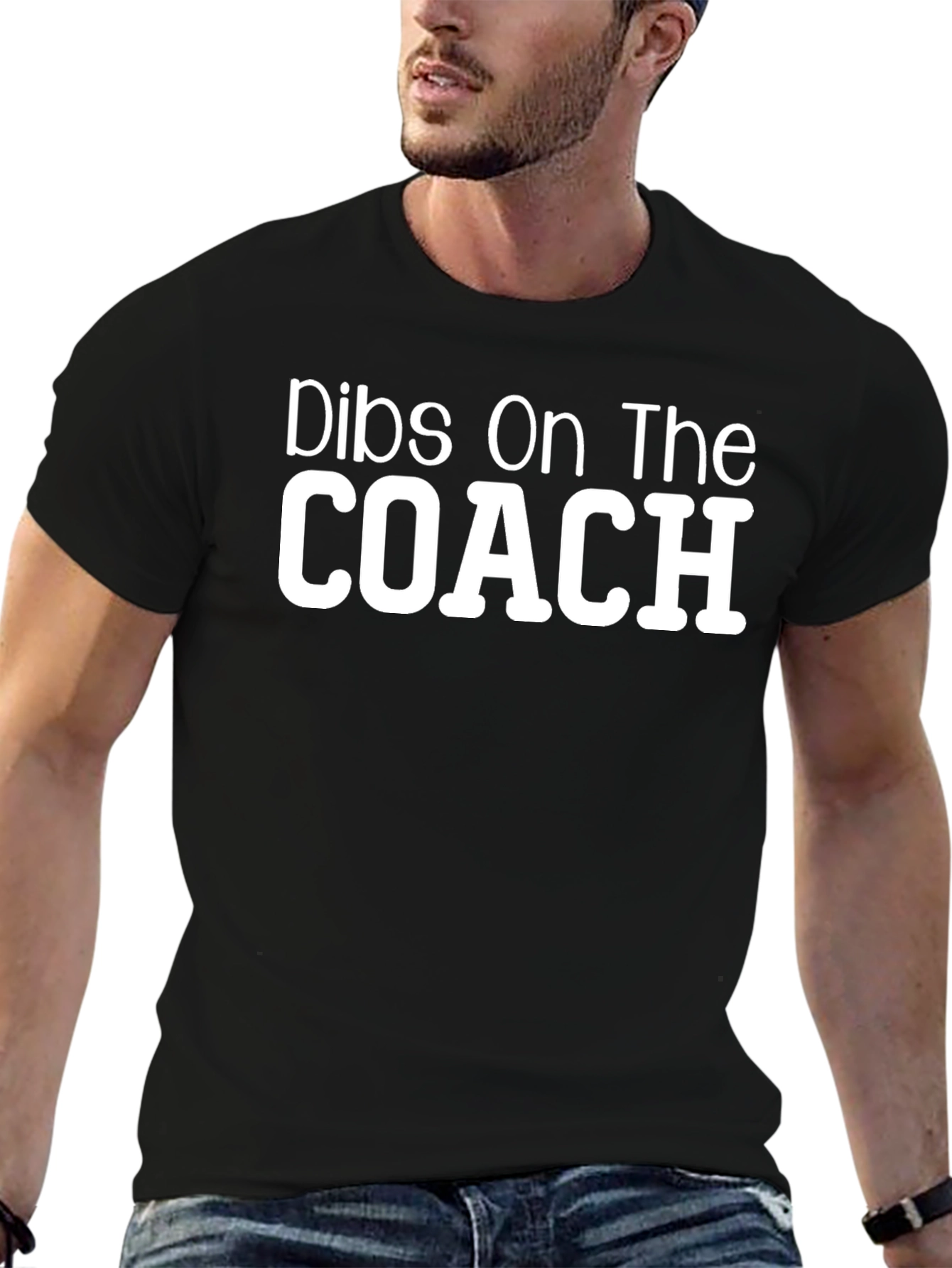 Dibs On The Coach - Novelty T-Shirt