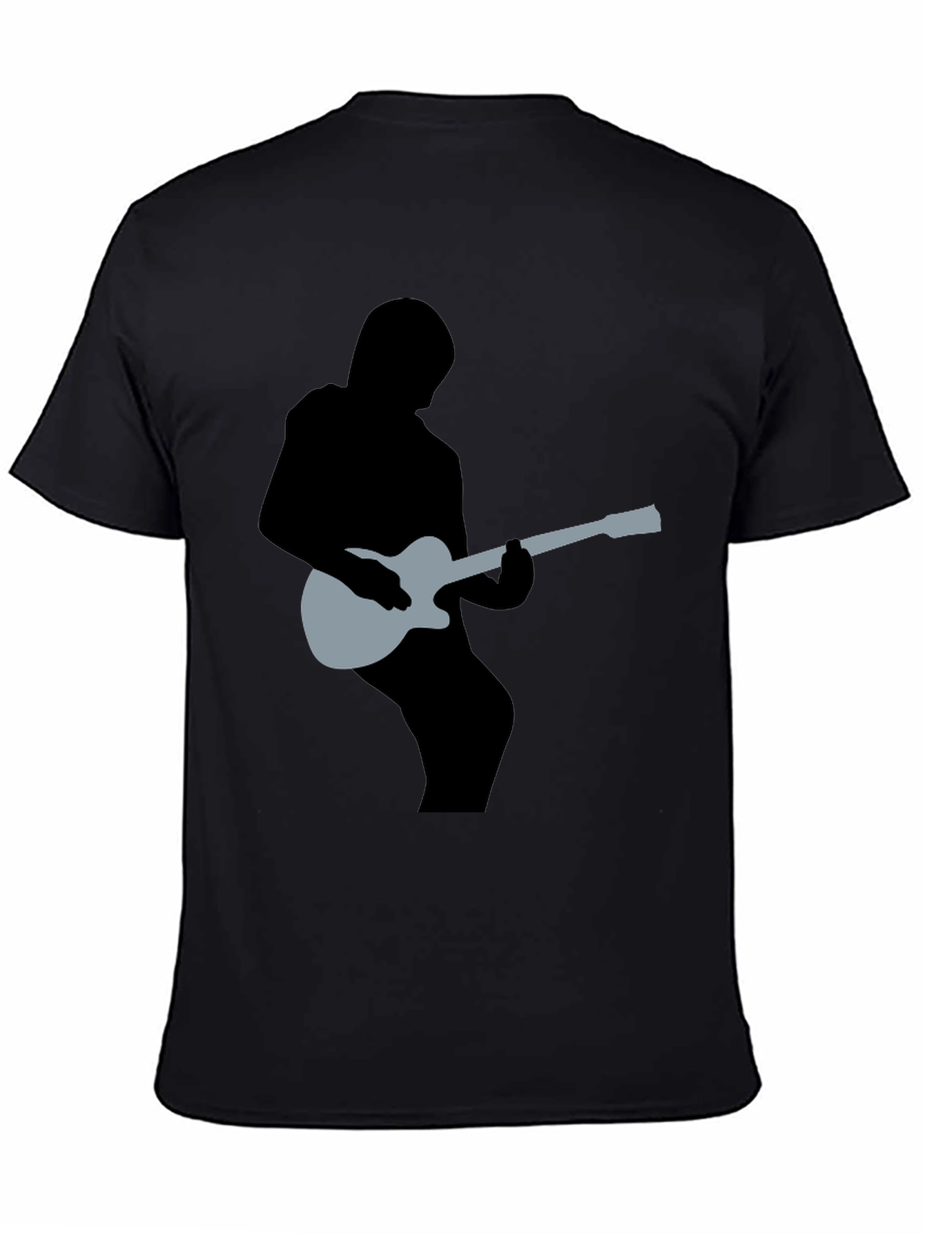 Guitar Silhouette Graphic Tee - Musicians Style