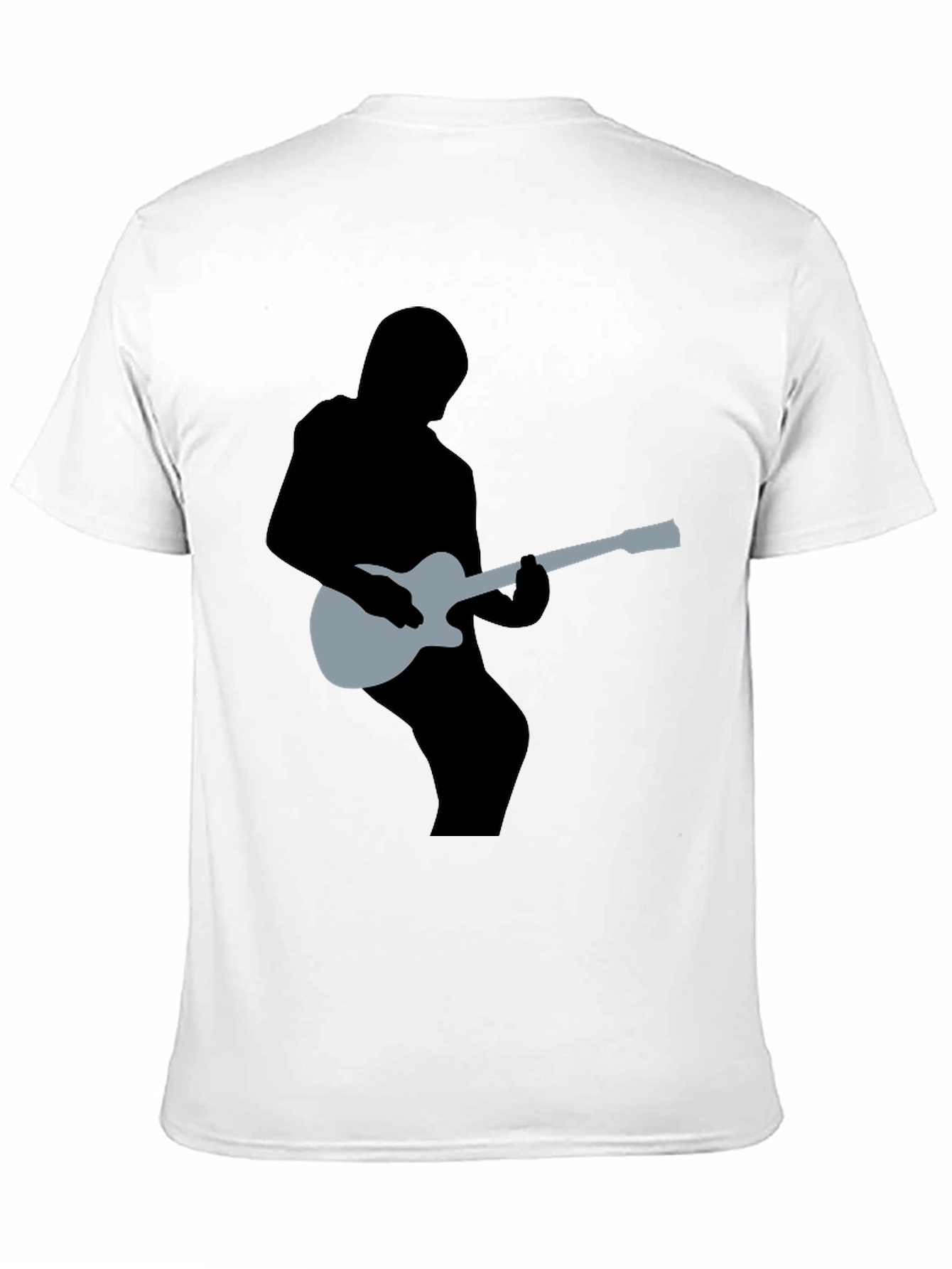 Guitar Silhouette Graphic Tee - Musicians Style