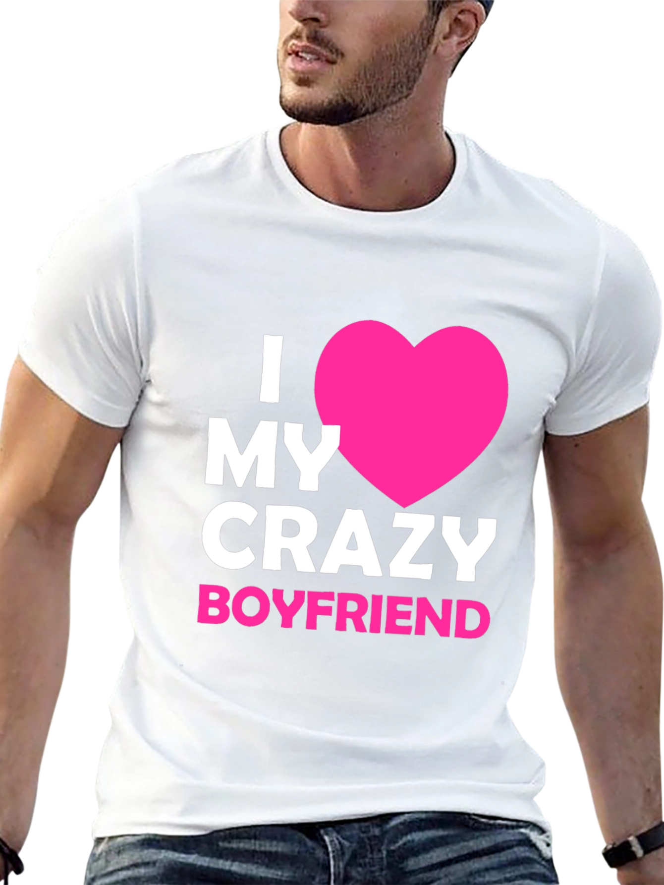 I Love My Crazy Boyfriend - Graphic Tee