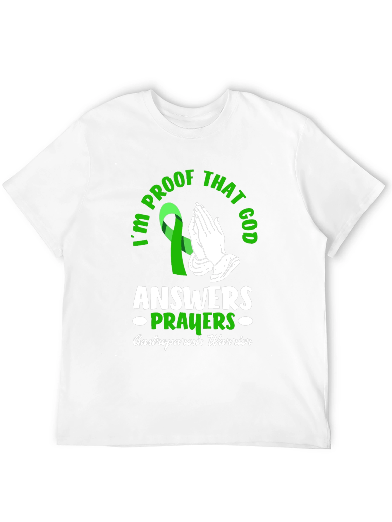 Gastroparesis Warrior Prayer T-Shirt
