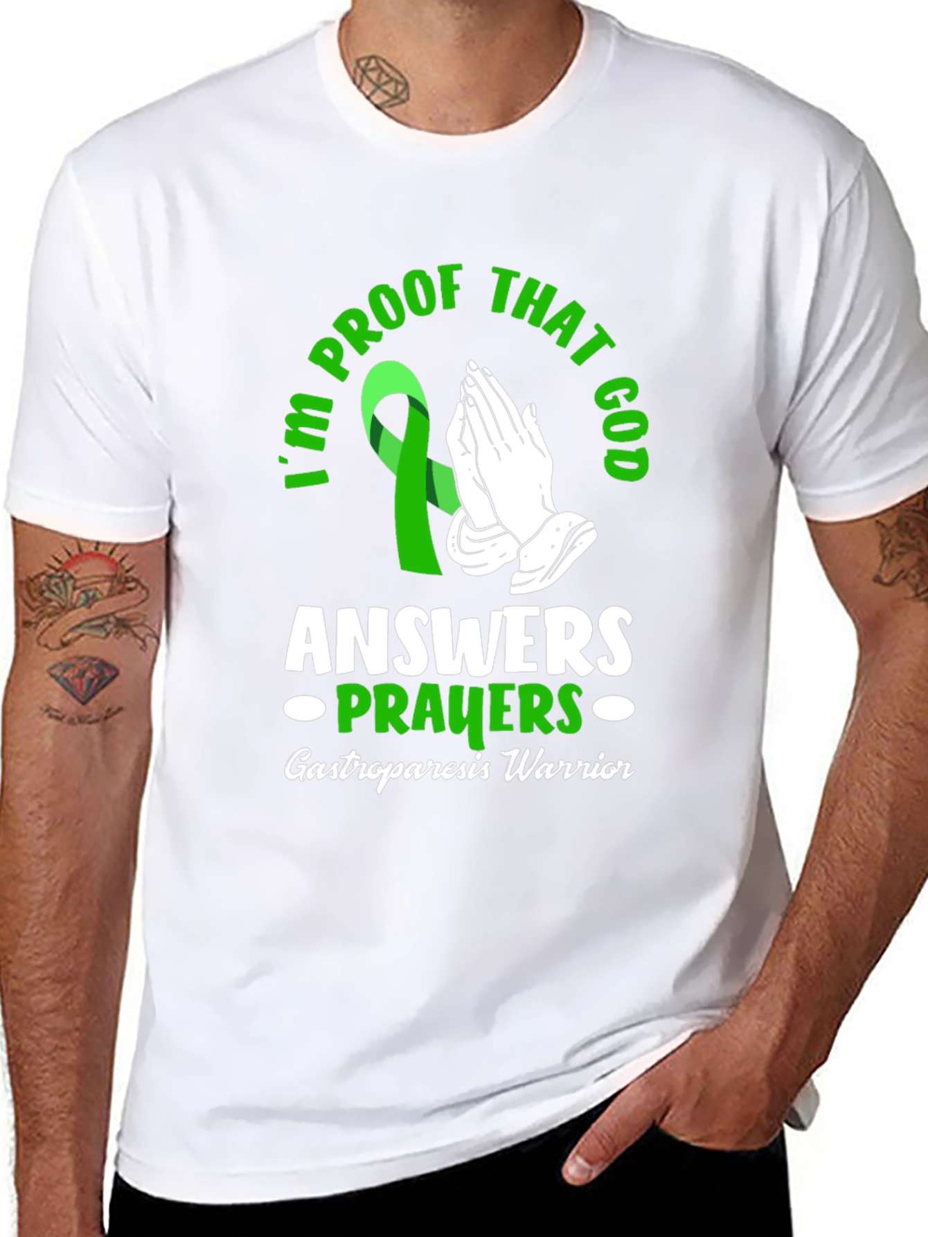 Gastroparesis Warrior Prayer T-Shirt