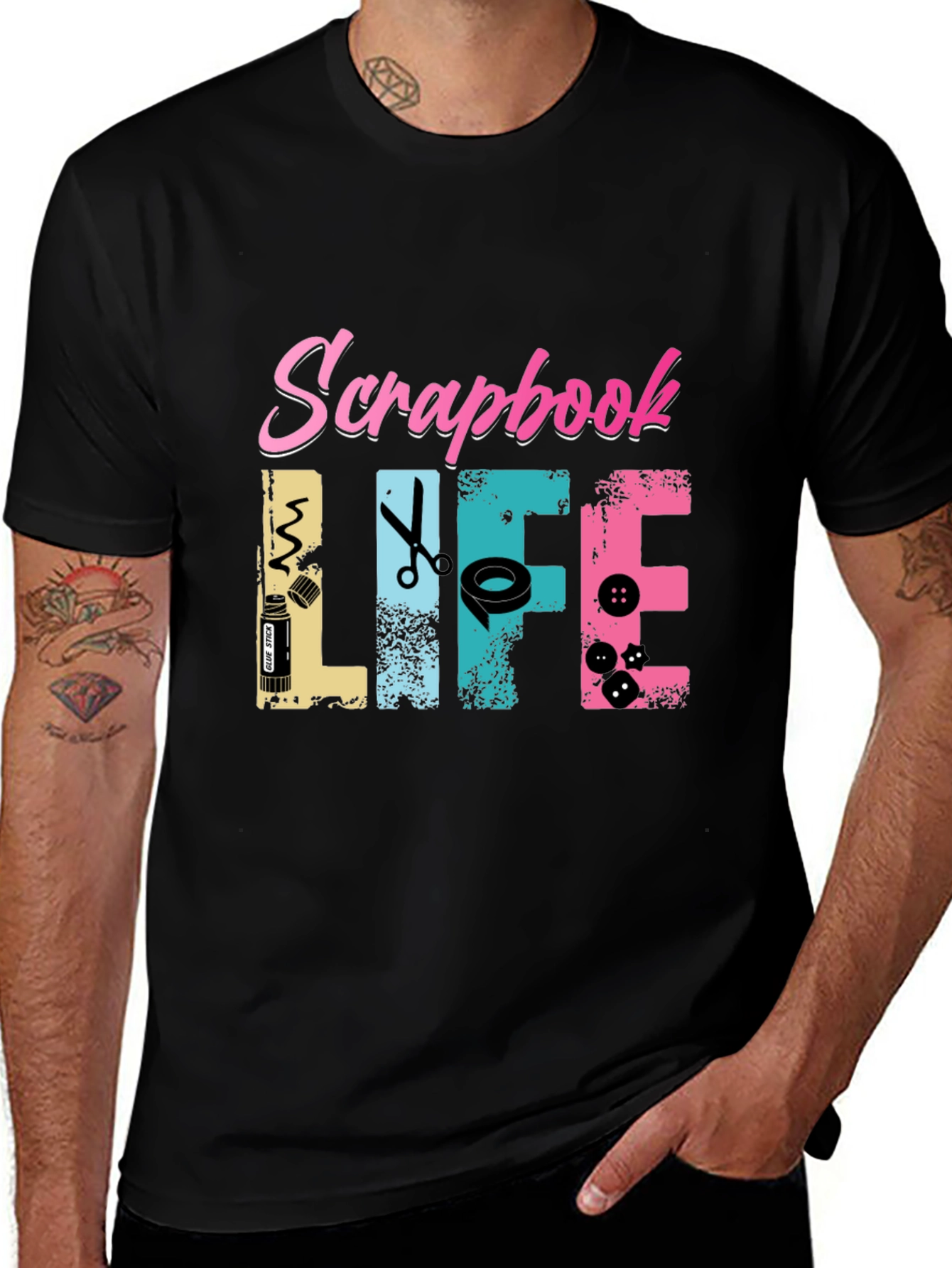 Scrapbook Life Graphic Tee - Hobby Enthusiast Shirt