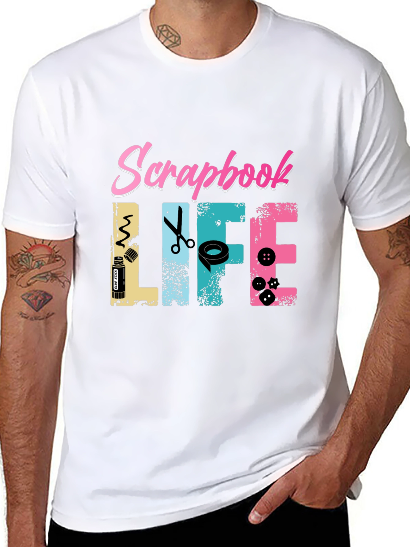 Scrapbook Life Graphic Tee - Hobby Enthusiast Shirt