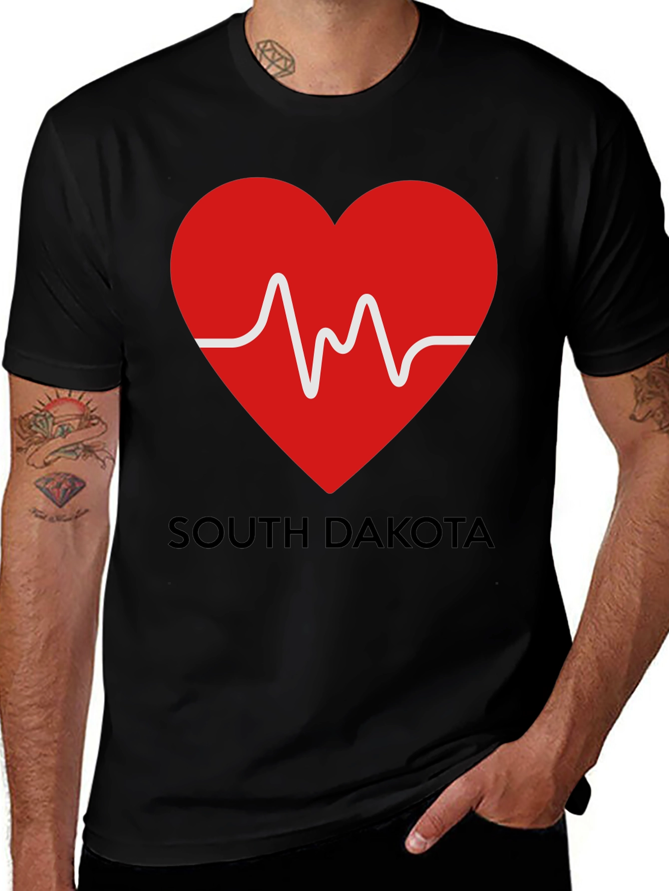 South Dakota Heartbeat T-Shirt