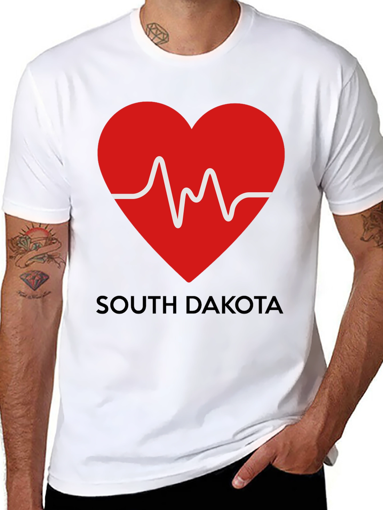 South Dakota Heartbeat T-Shirt