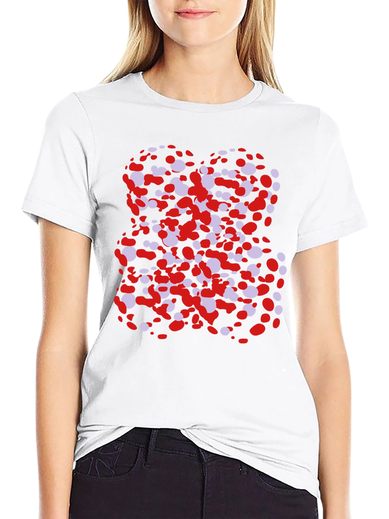 Abstract Dots T-Shirt - Modern Graphic Tee