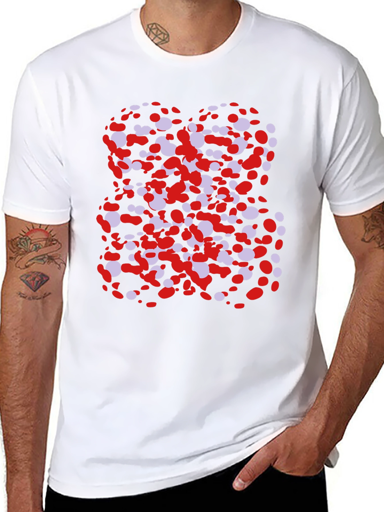 Abstract Dots T-Shirt - Modern Graphic Tee