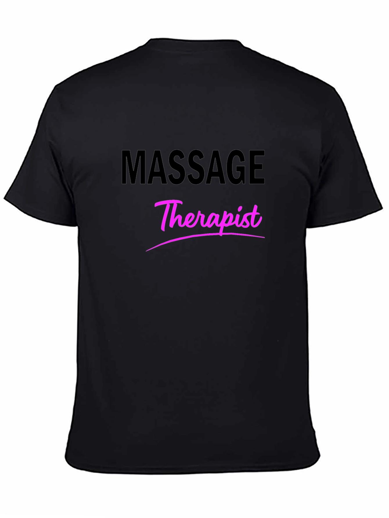 Massage Therapist T-Shirt - Black Graphic Tee