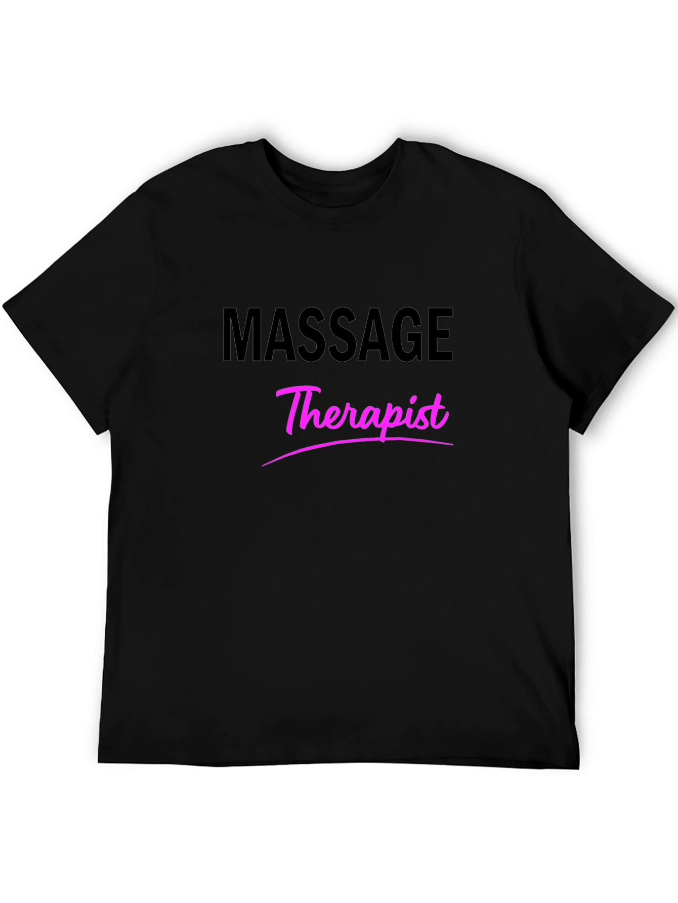 Massage Therapist T-Shirt - Black Graphic Tee