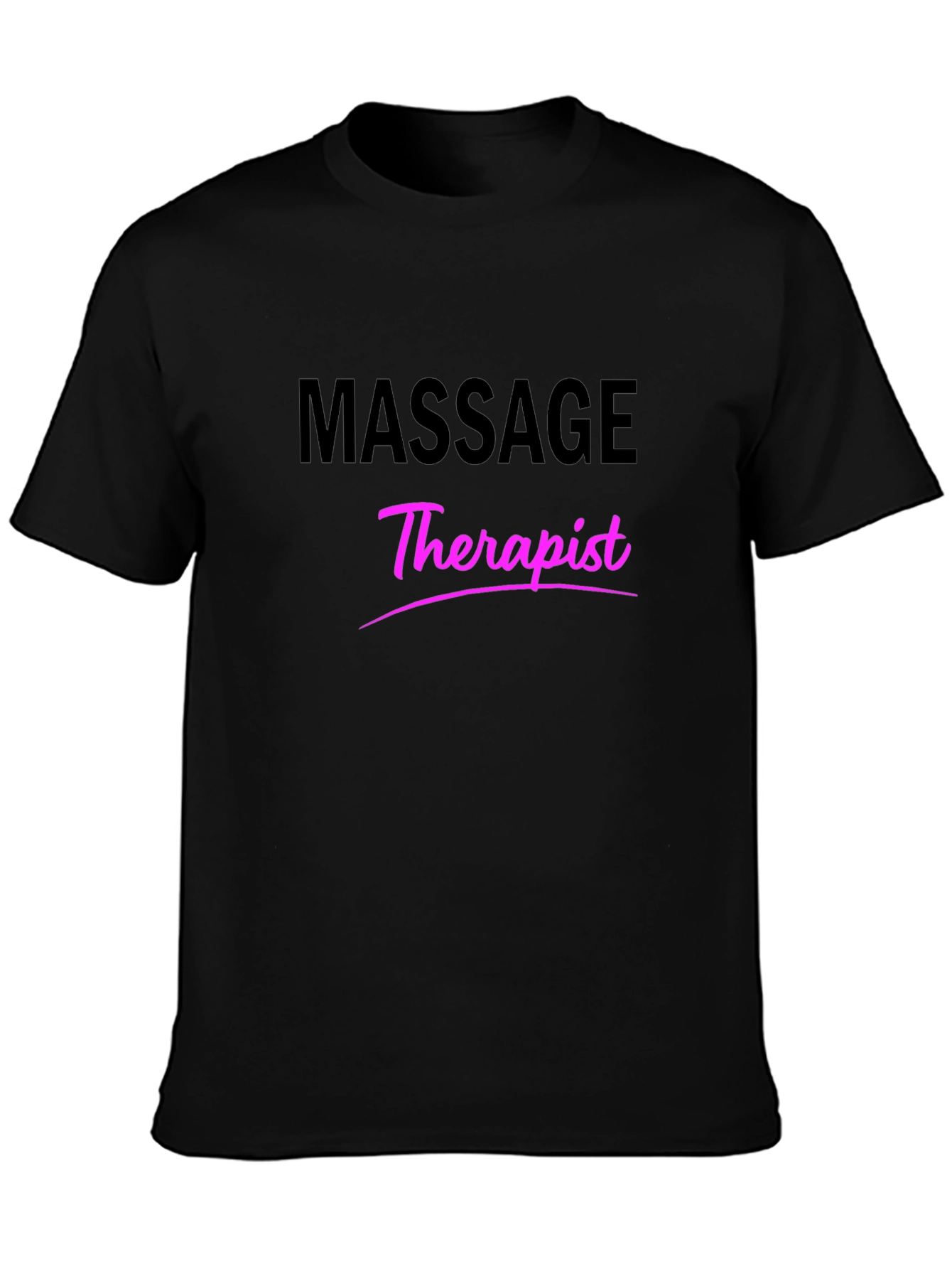 Massage Therapist T-Shirt - Black Graphic Tee