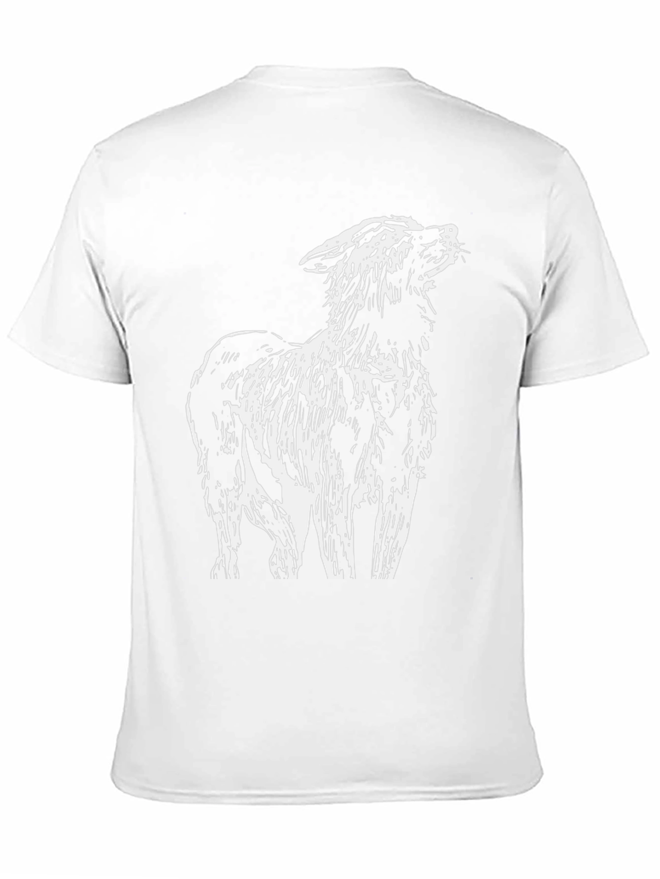 Unique Animal Design Black T-Shirt for Casual Wear