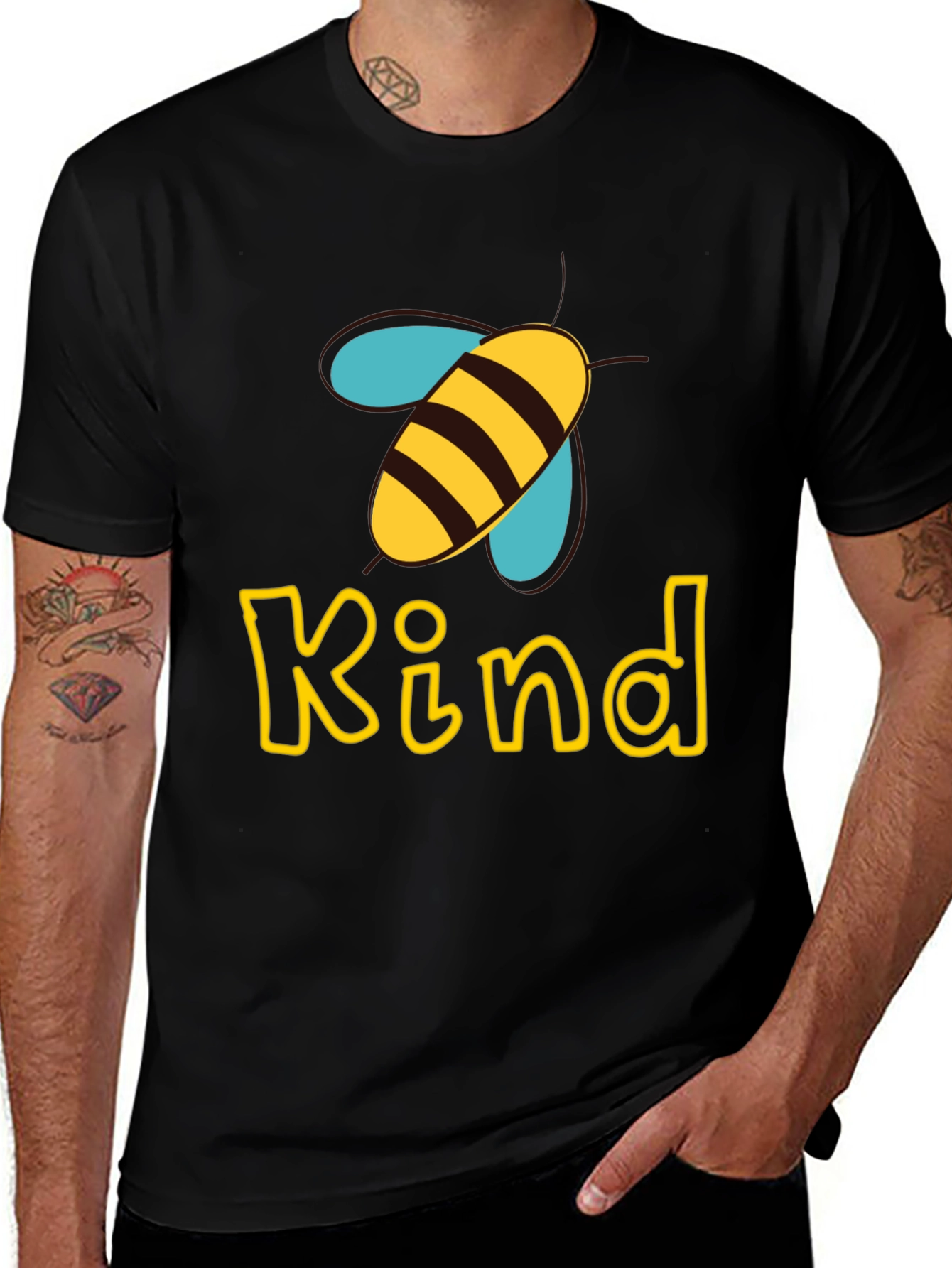 Be Kind Bee T-Shirt - Black