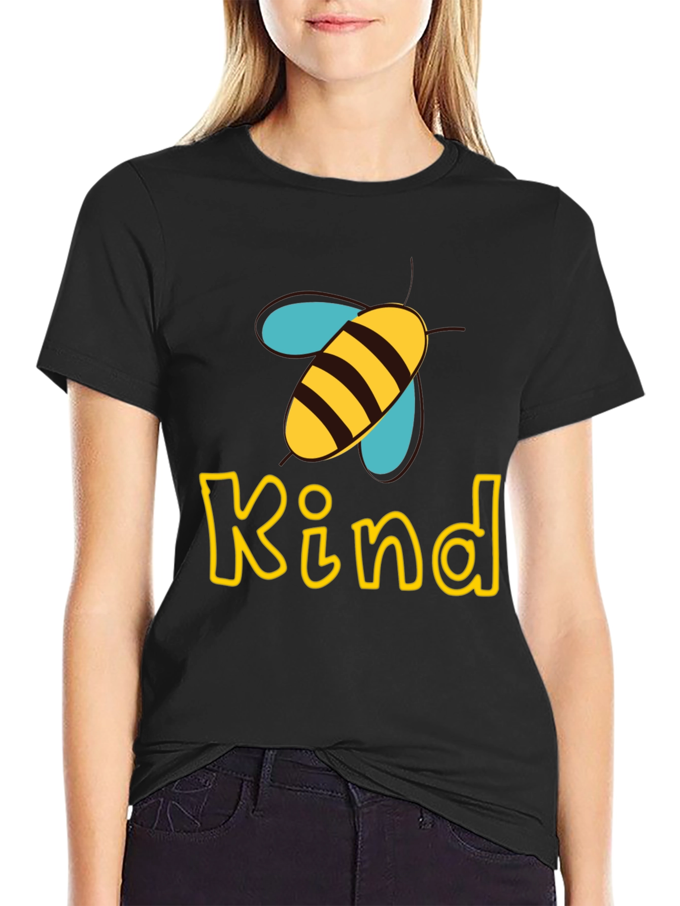 Be Kind Bee T-Shirt - Black