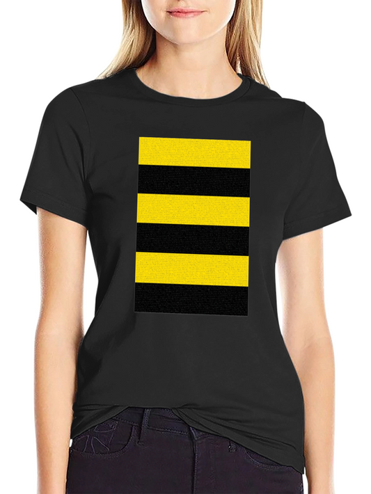 Striped T-Shirt - Bold Black and Yellow Design