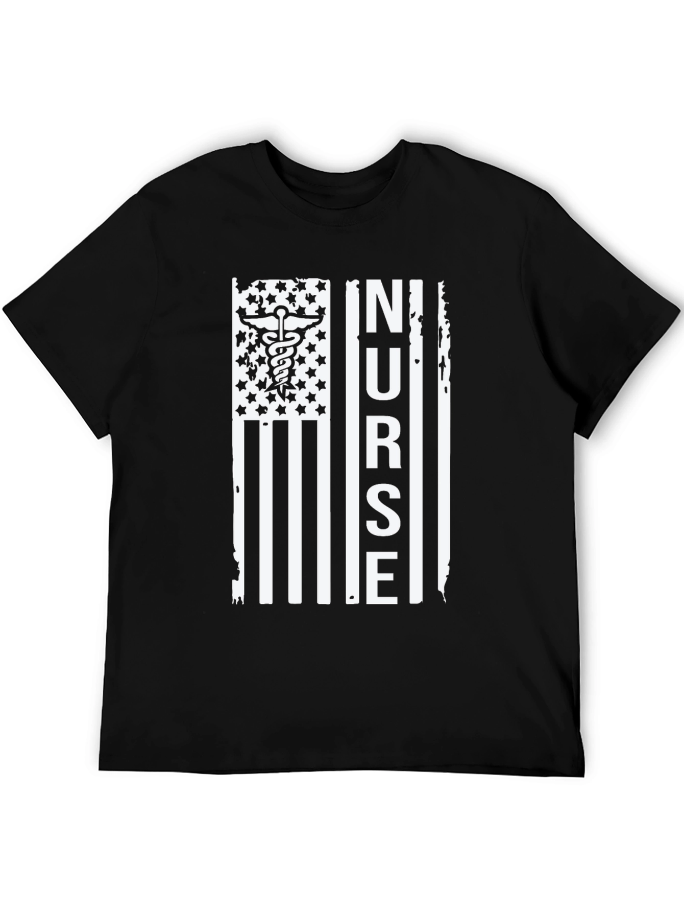 Nurse American Flag Graphic Tee