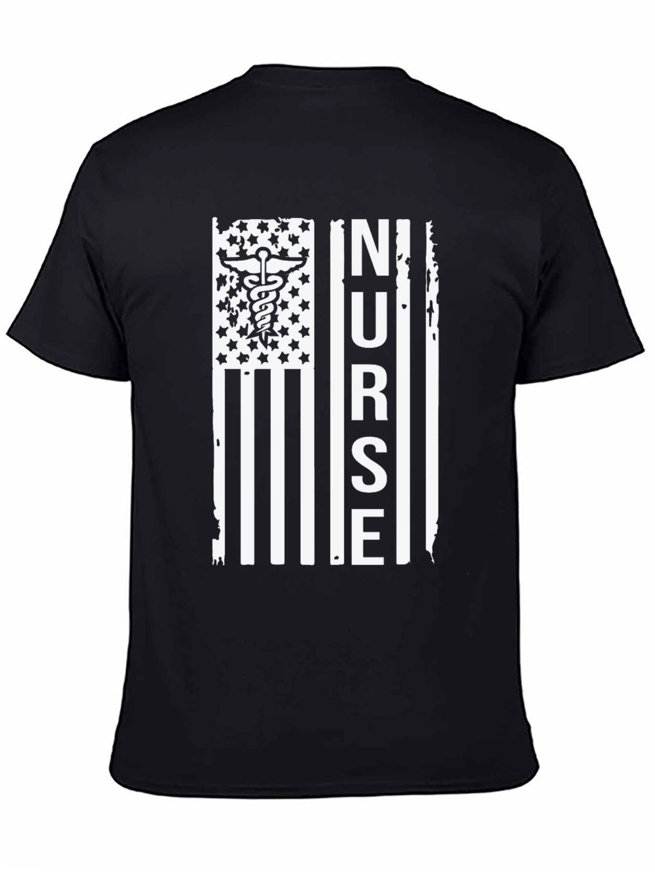 Nurse American Flag Graphic Tee