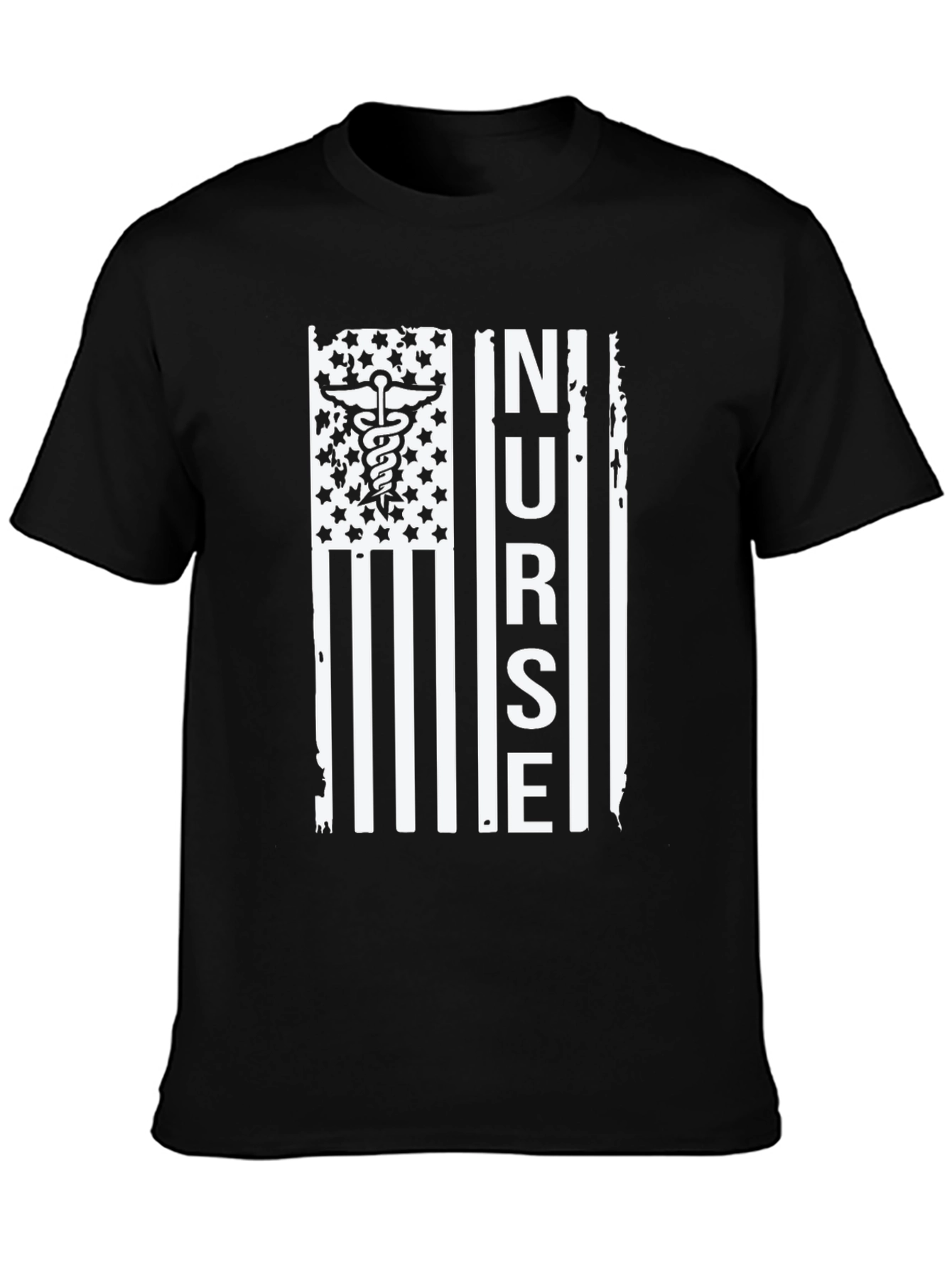 Nurse American Flag Graphic Tee