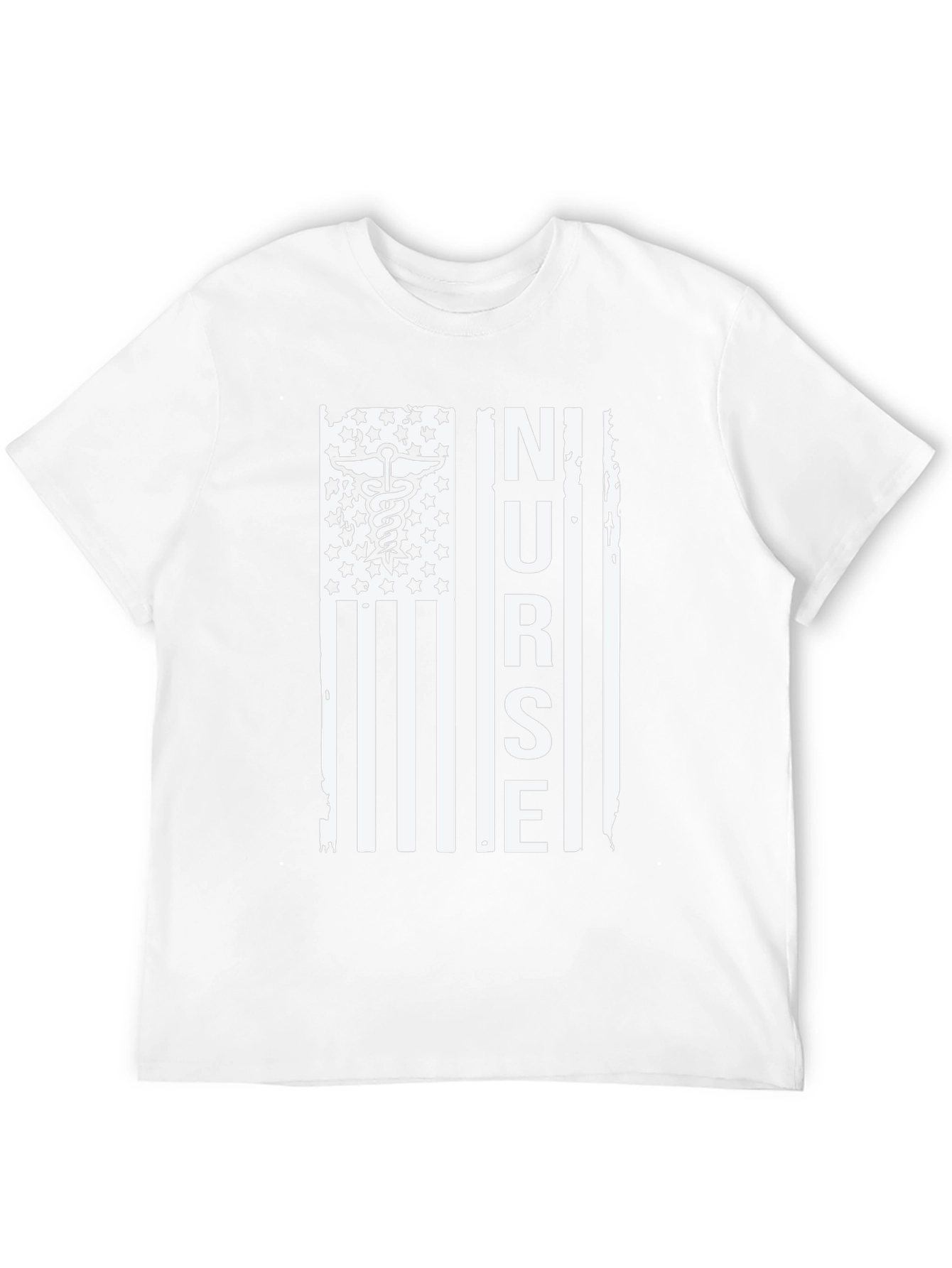 Nurse American Flag Graphic Tee
