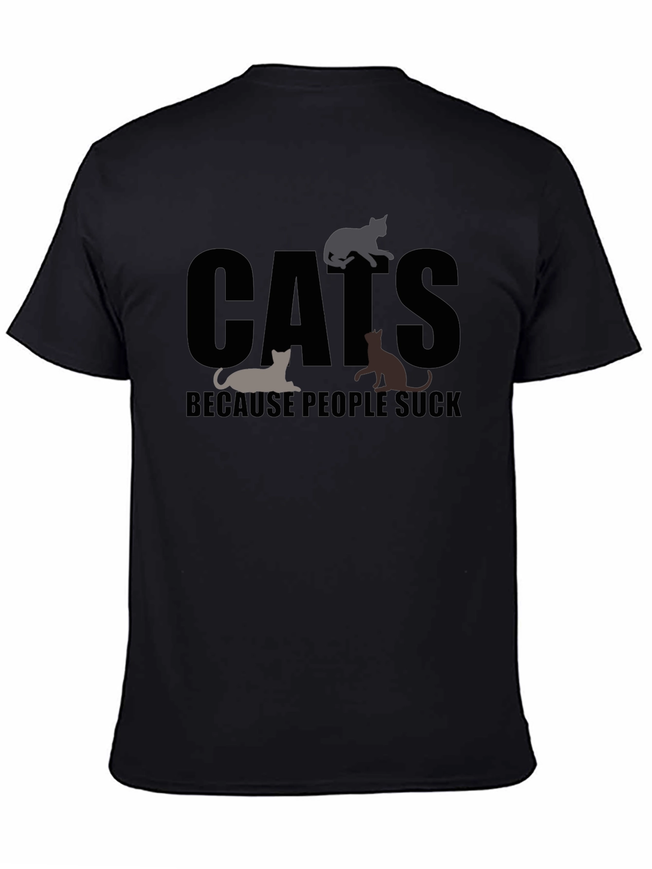 Cats Because People Suck T-Shirt