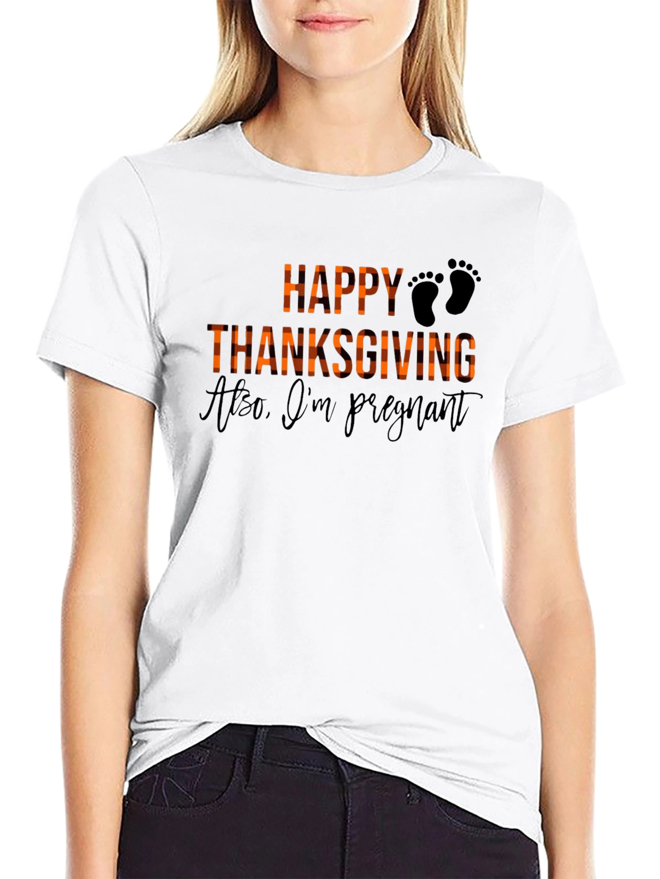 Happy Thanksgiving Im Pregnant T-Shirt