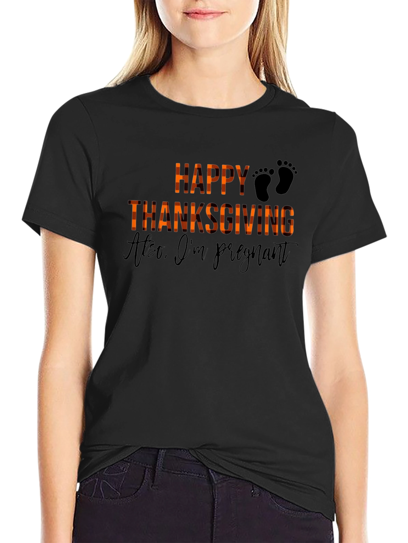 Happy Thanksgiving Im Pregnant T-Shirt