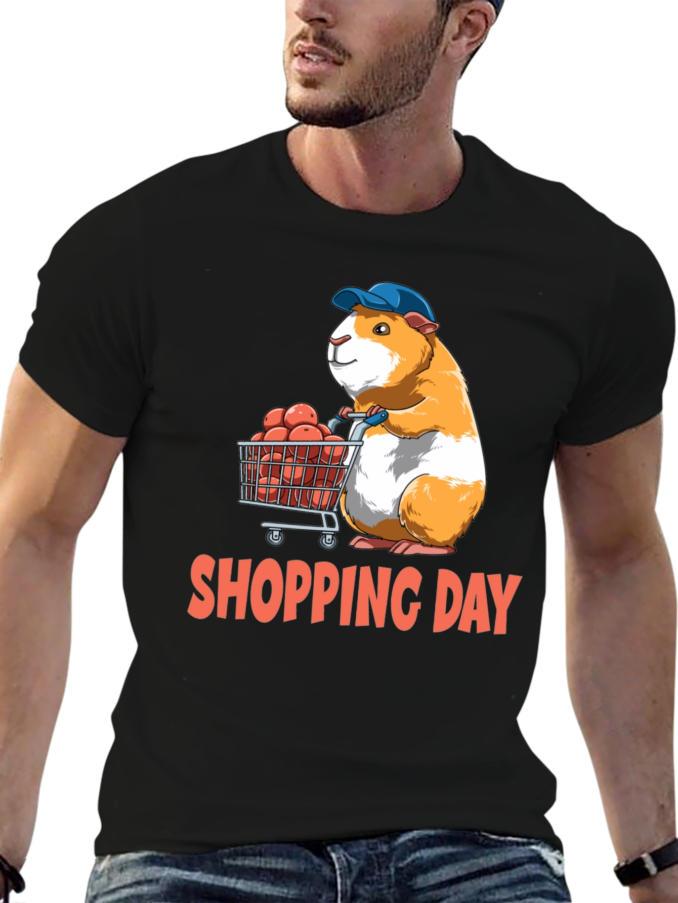 Guinea Pig Shopping Day T-Shirt