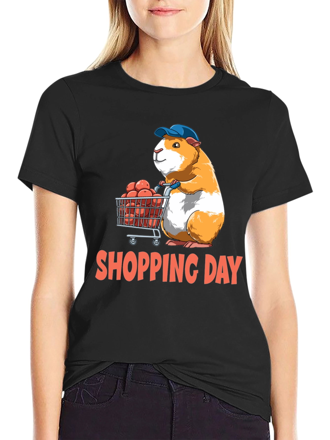 Guinea Pig Shopping Day T-Shirt
