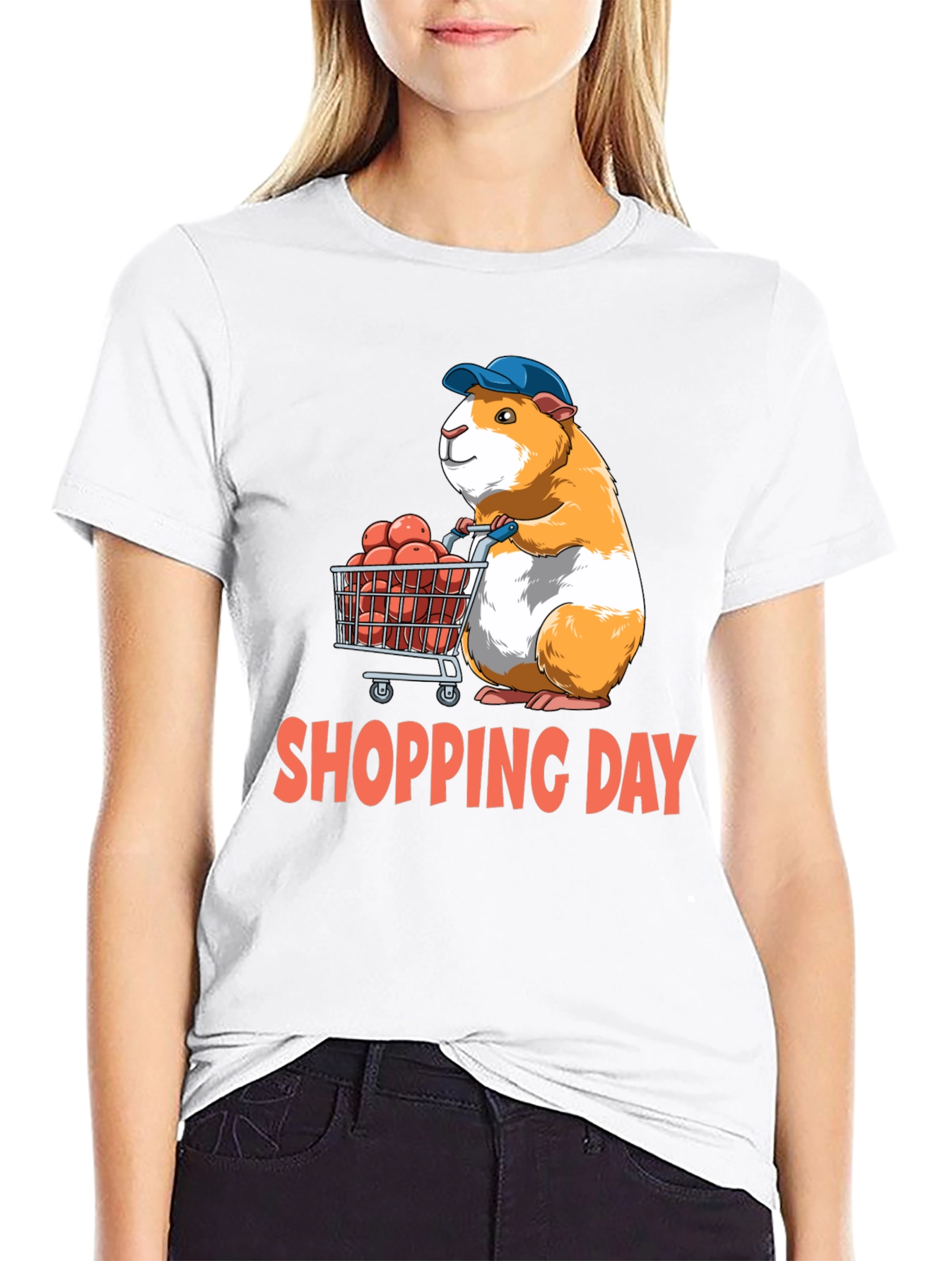 Guinea Pig Shopping Day T-Shirt