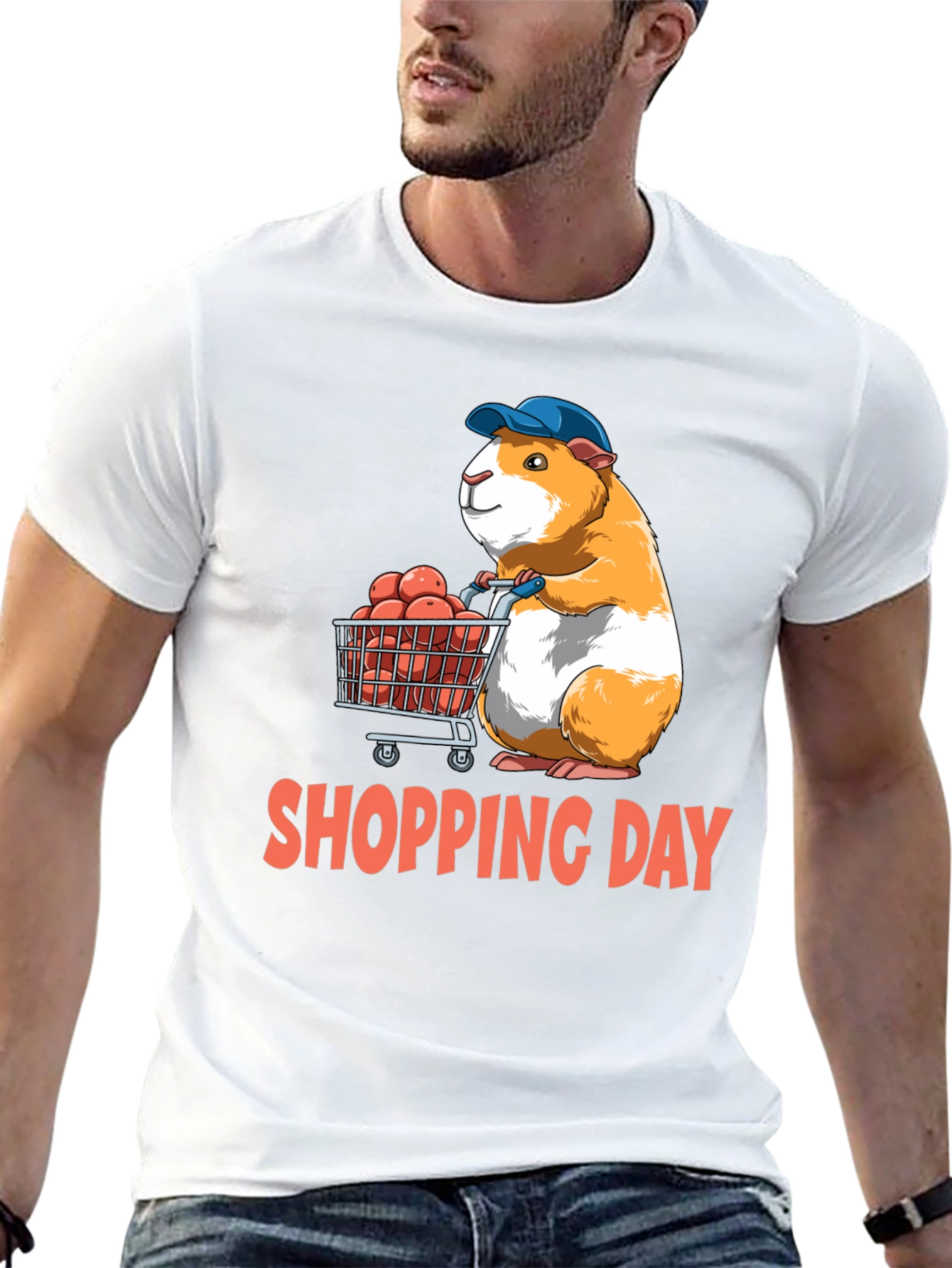 Guinea Pig Shopping Day T-Shirt