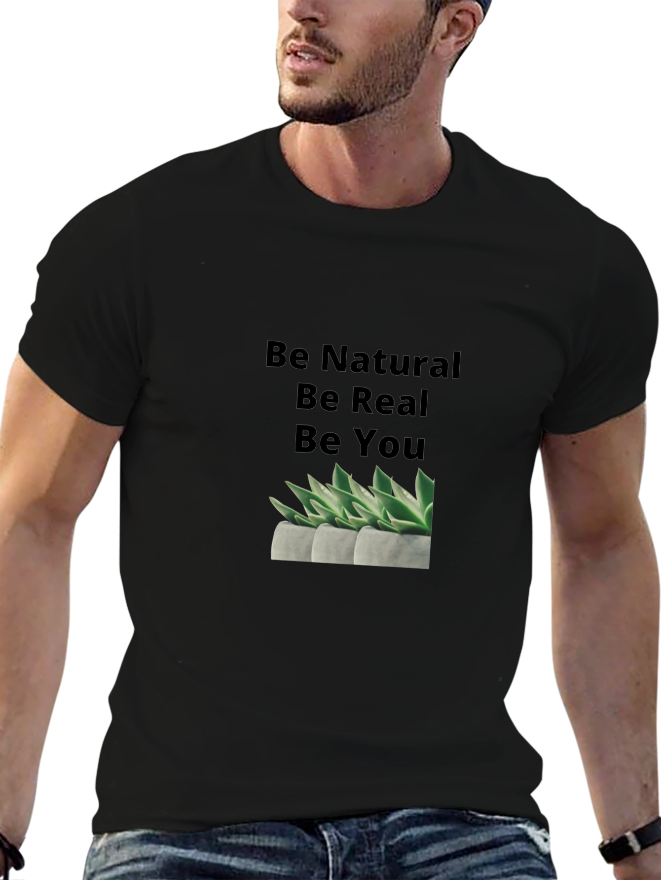 Be Natural Be Real Graphic Tee