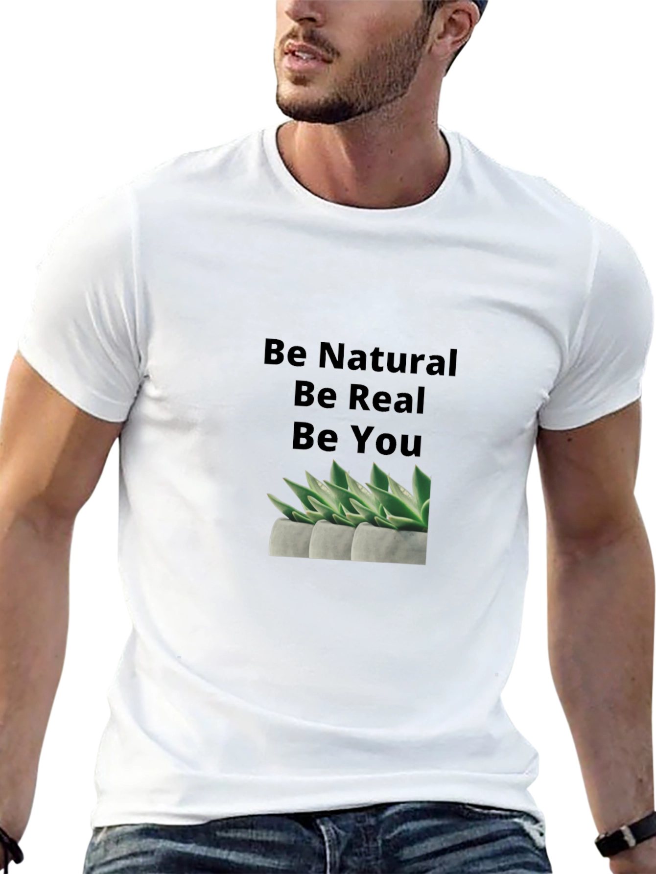 Be Natural Be Real Graphic Tee