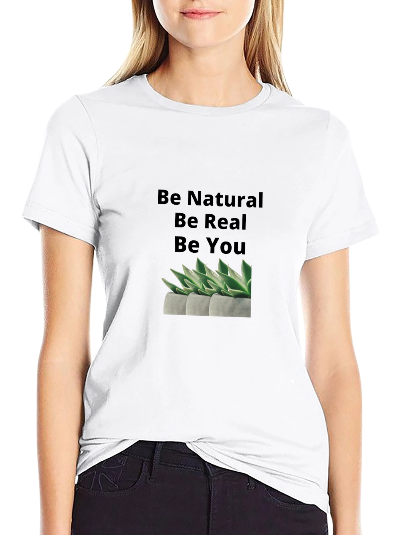Be Natural Be Real Graphic Tee