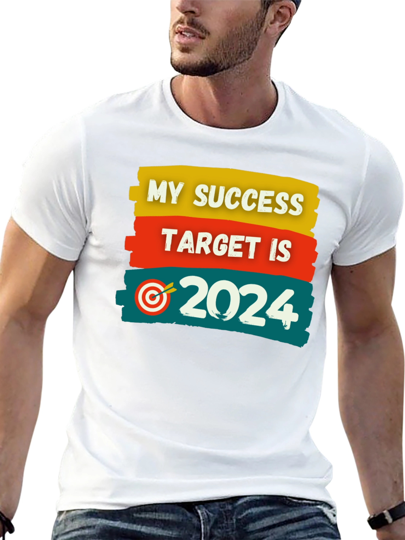 Success Target 2024 Black T-Shirt