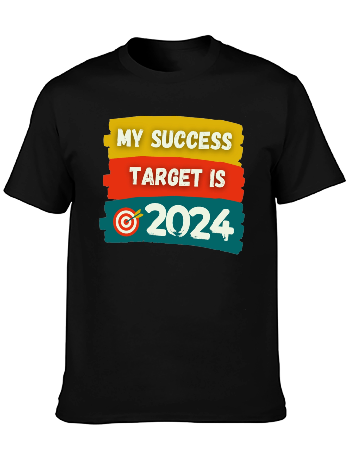 Success Target 2024 Black T-Shirt